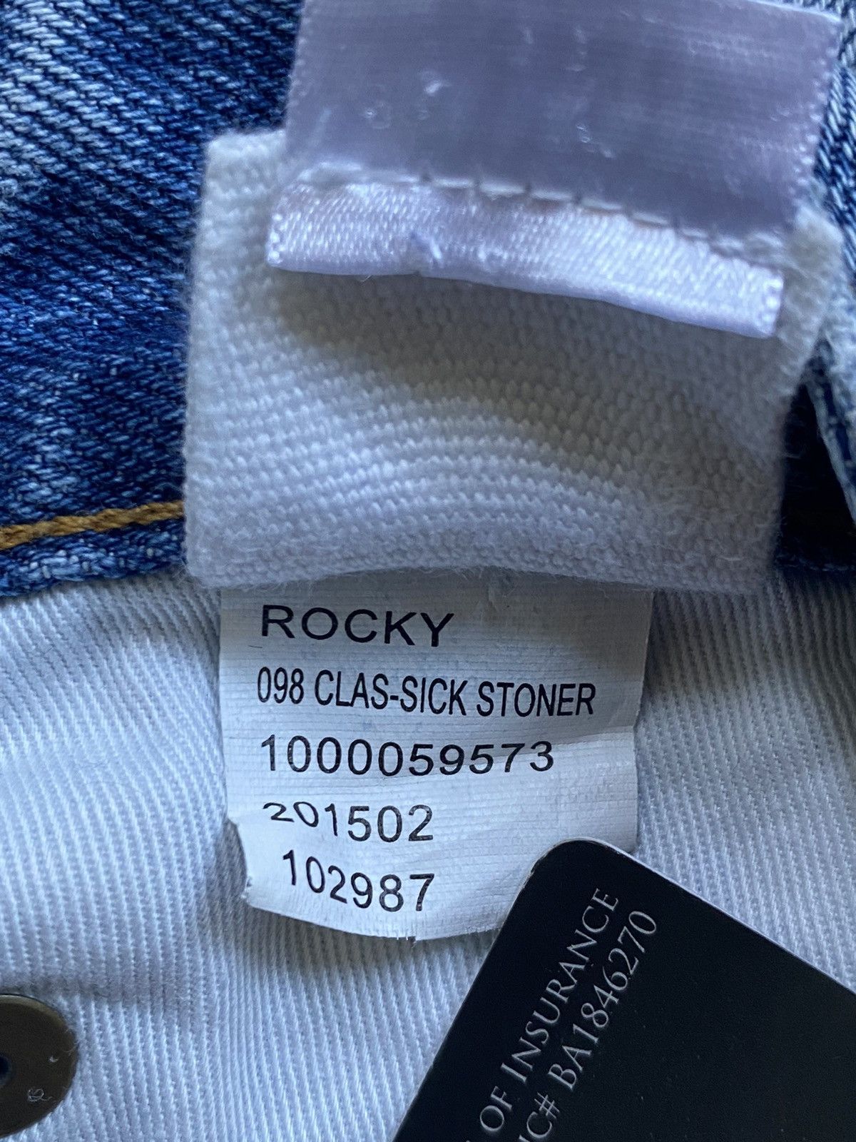 Ksubi Rocky Denim Size US 33 - 10 Thumbnail