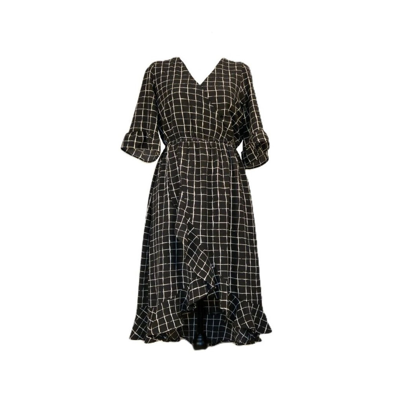 Other Studio B by Bobeau Size Medium Dress Black & White Crepe NWT Size M / US 6-8 / IT 42-44 - 2 Thumbnail