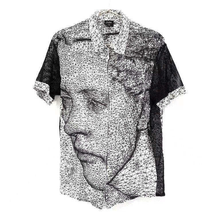 Jean Paul Gaultier 2001ss Jean Paul Gaultier 3D Mesh Shirt Size US M / EU 48-50 / 2 - 1 Thumbnail