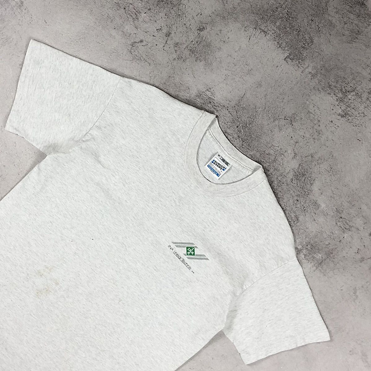 Vintage 90s INA Linear Technology Industrial Art Screen Stars Tee Size US M / EU 48-50 / 2 - 10 Thumbnail
