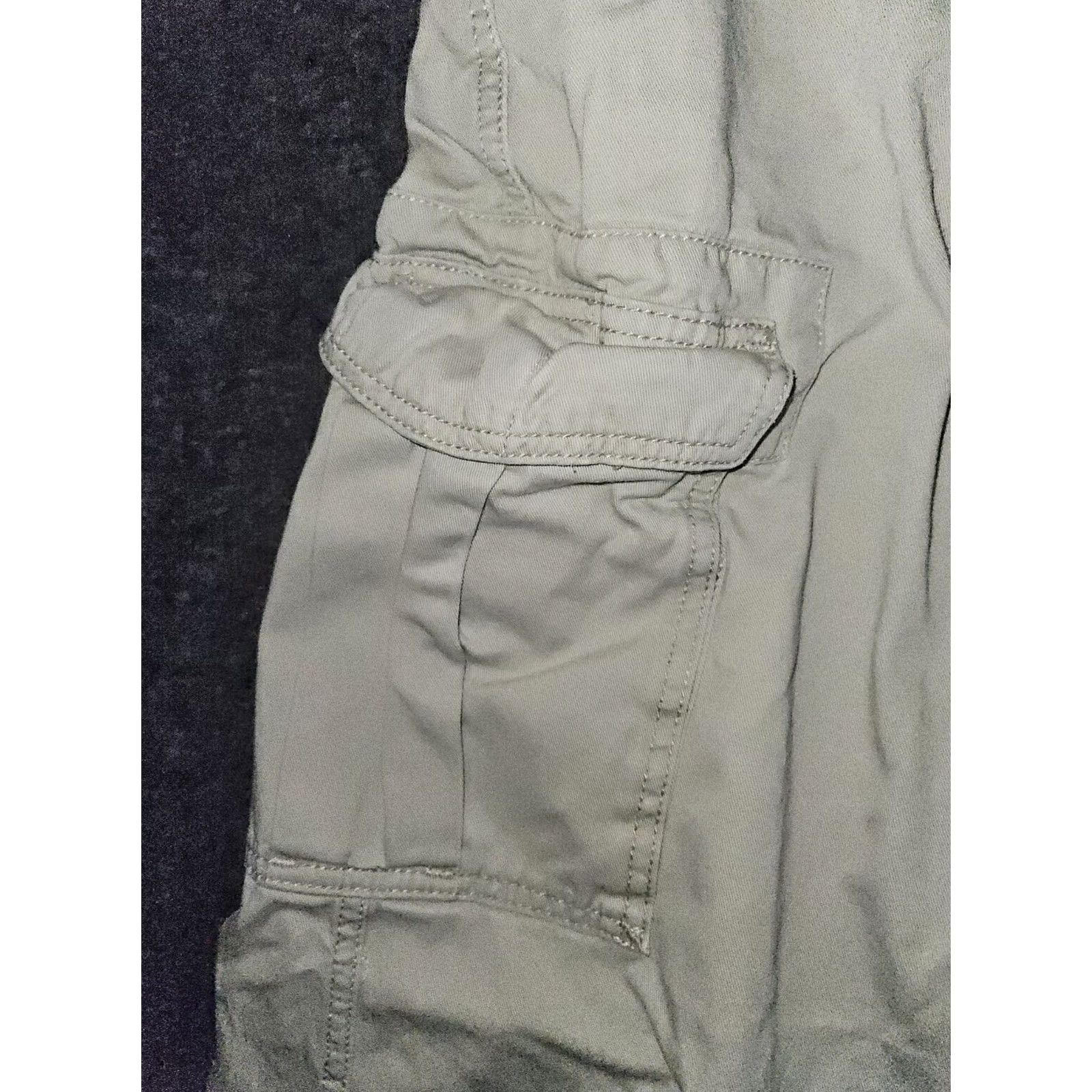Levi's VINTAGE Levi's Cargo Pants Mens 36x34 Khaki Workwear Cargo Pockets Egypt Army Logo Relaxed Straight Regular Beige 90s Mens Size US 36 / EU 52 - 7 Thumbnail