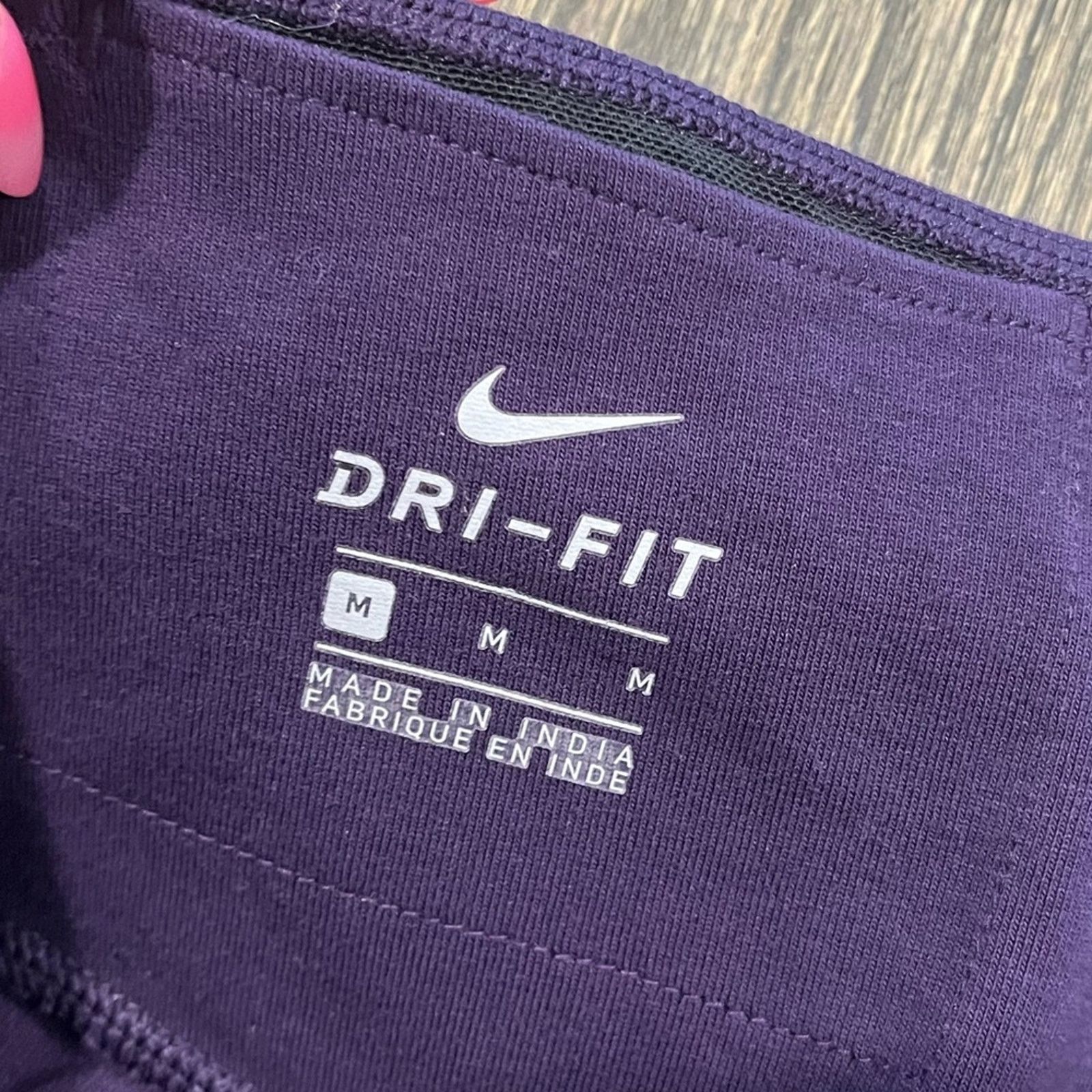 Nike Nike Pants Dri Fit Leggings Mid Rise Athletic Cropped Size M Size 27" / US 4 / IT 40 - 5 Thumbnail