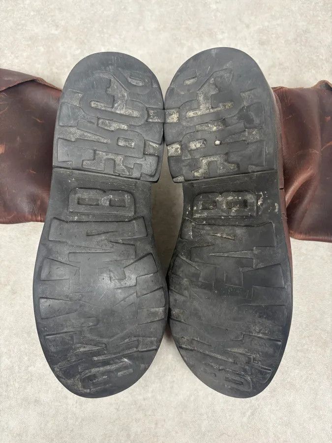 Dirk Bikkembergs Bikkembergs Archive Brown Eroded Leather Ankle Boots Size US 10 / EU 43 - 5 Thumbnail