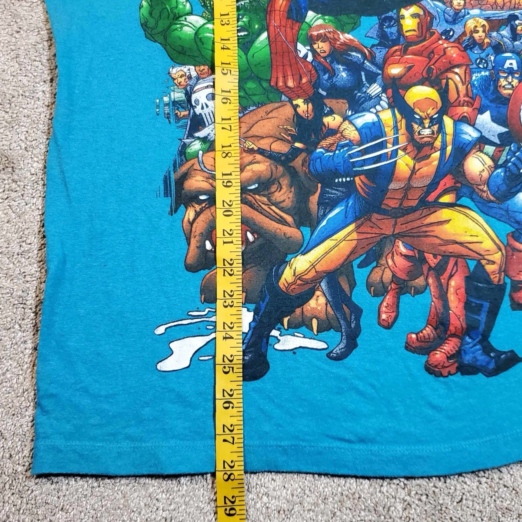 Vintage VINTAGE Marvel Mad Engine Shirt Blue L Men T-Shirt Crew Neck Short Sleeve Size US L / EU 52-54 / 3 - 6 Thumbnail