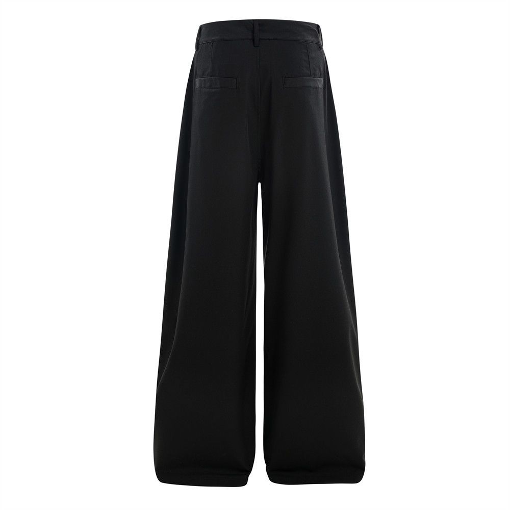 Japanese Brand Men's trendy high street casual loose wide leg trousers Size US 32 / EU 48 - 2 Thumbnail