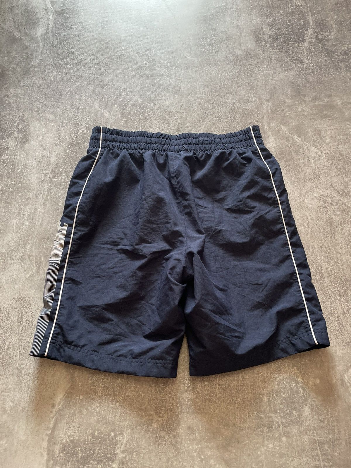 Nike × Vintage Vintage Nike Navy Blue Shorts Drill Size L Size US 34 / EU 50 - 8 Thumbnail