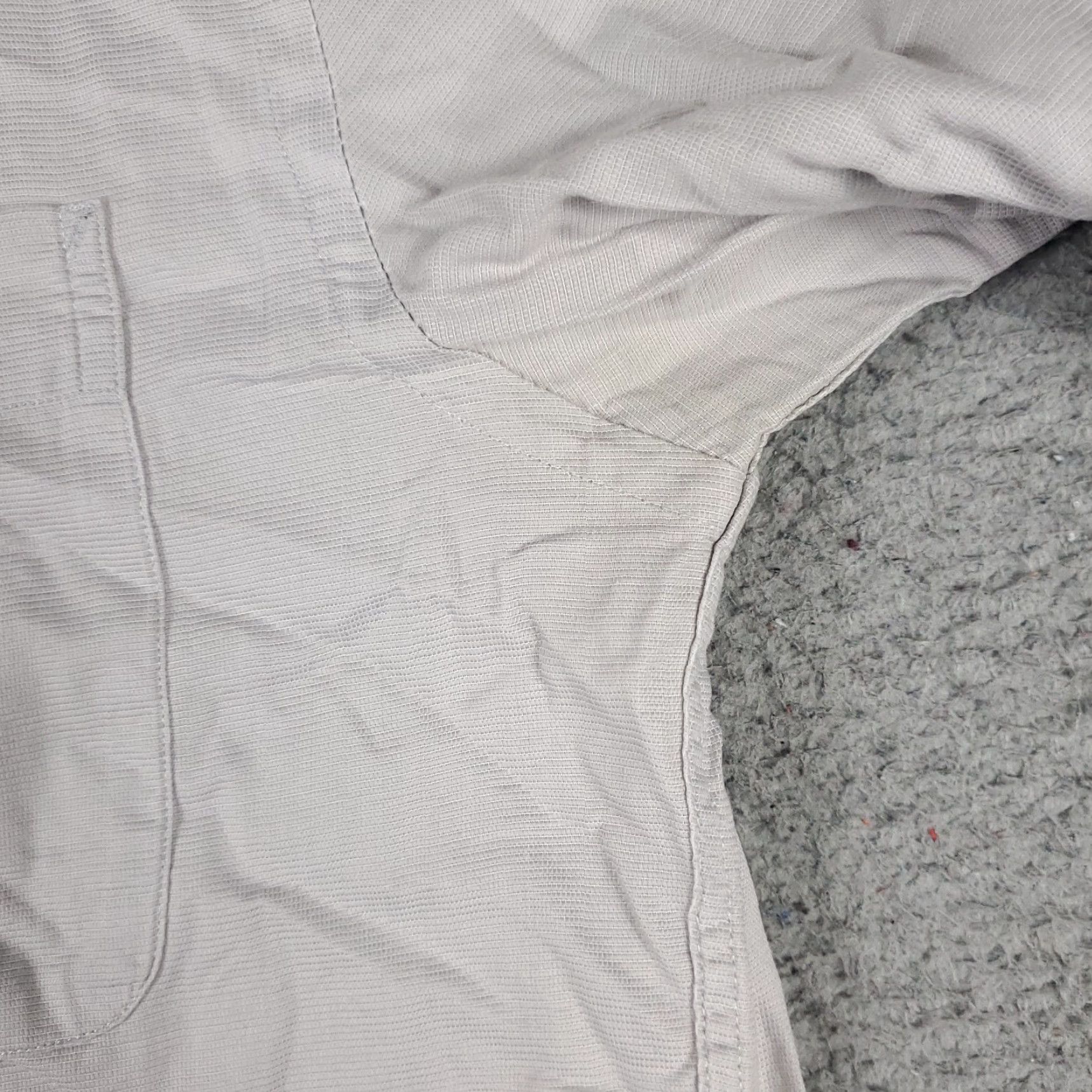 Tommy Hilfiger Tommy Hilfiger Dress Shirt Mens 15.5 Gray Button Up Long Sleeve Size 40R - 4 Thumbnail