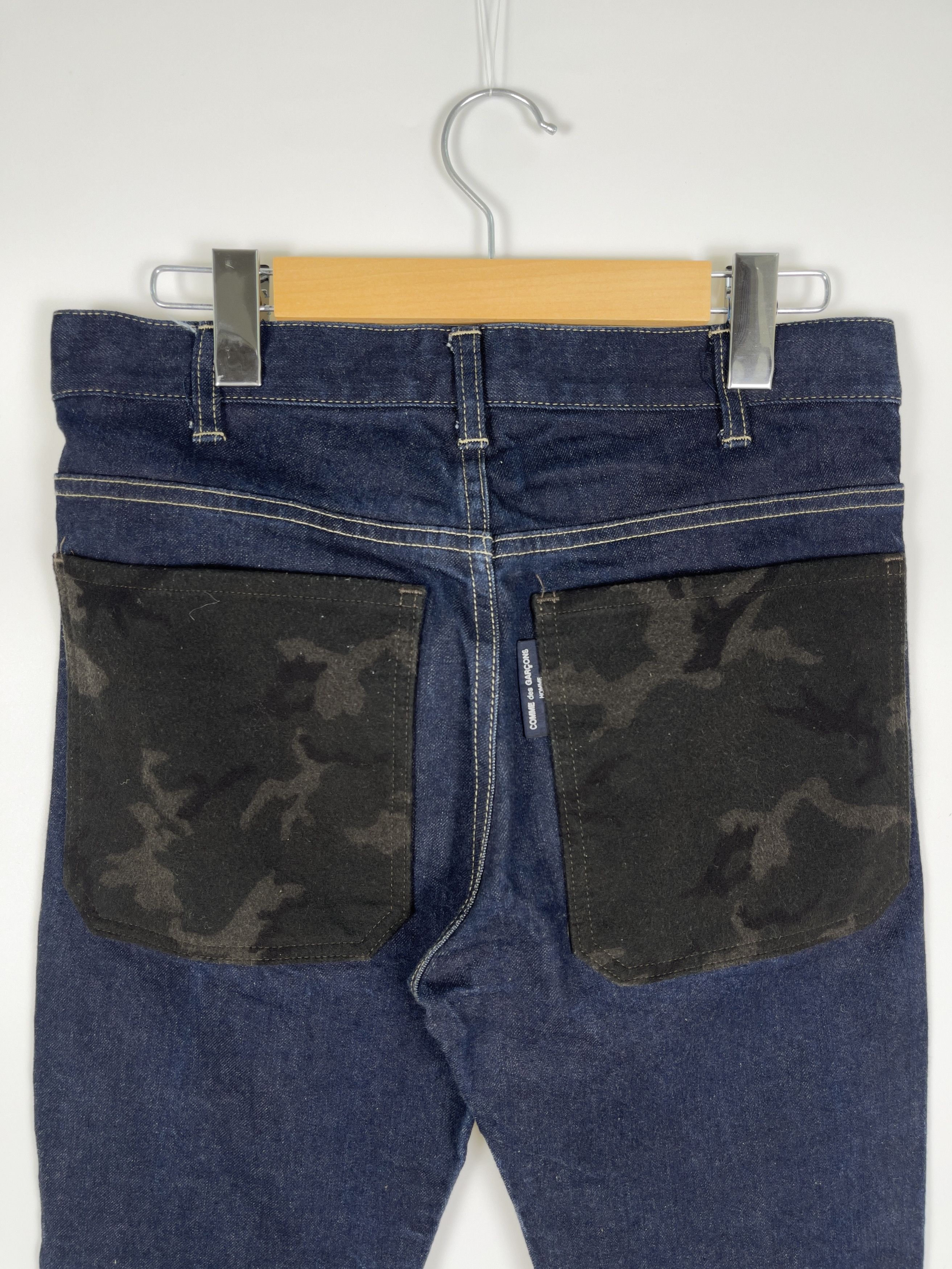 Comme des Garcons × Comme des Garcons Homme COMME des GARCONS HOMME AW17 Camouflage Patch Denim Pants Size US 32 / EU 48 - 5 Thumbnail