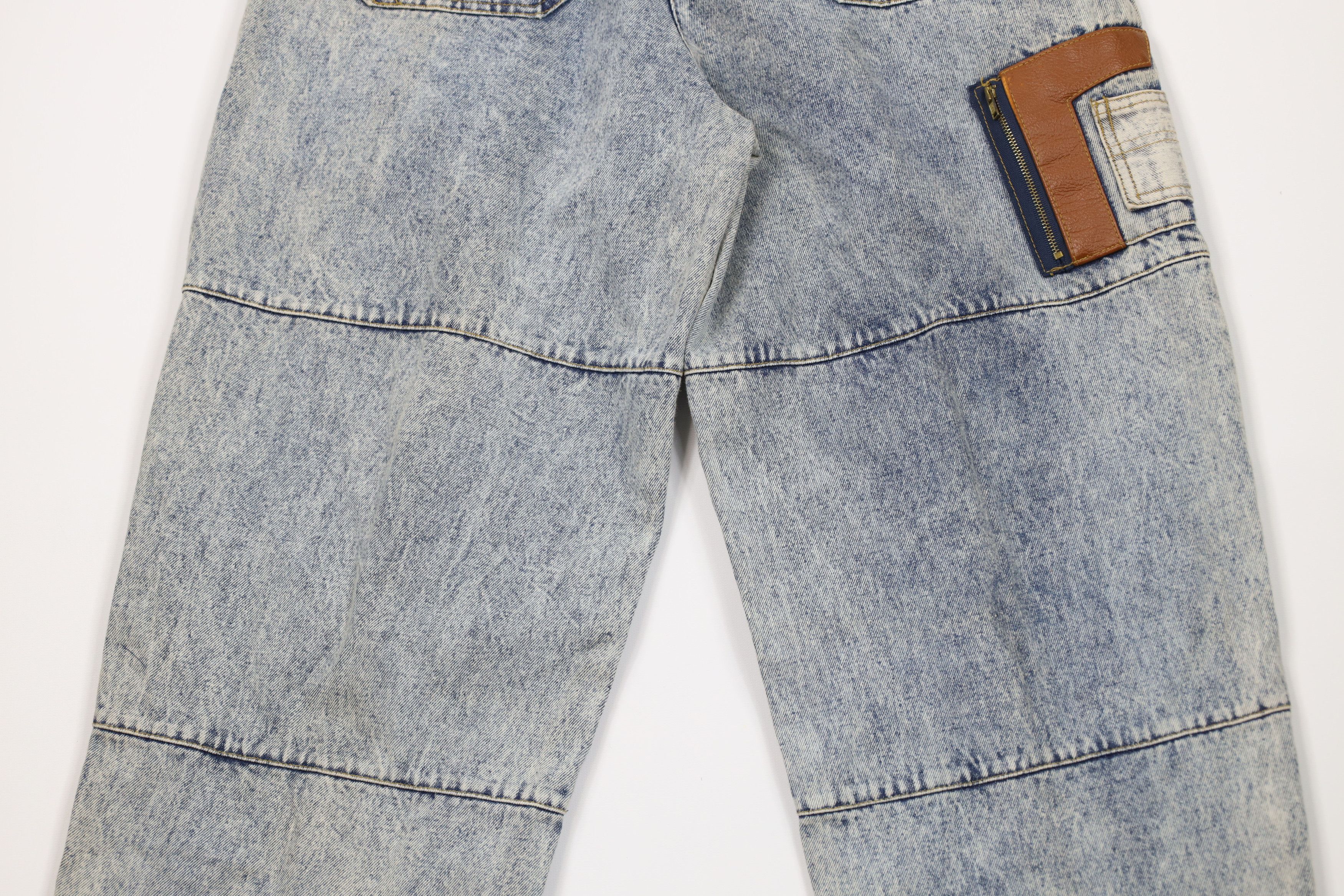 Vintage Deadstock Vintage 90s Streetwear Waist Tapered Leg Jeans Size 30" / US 8 / IT 44 - 15 Thumbnail