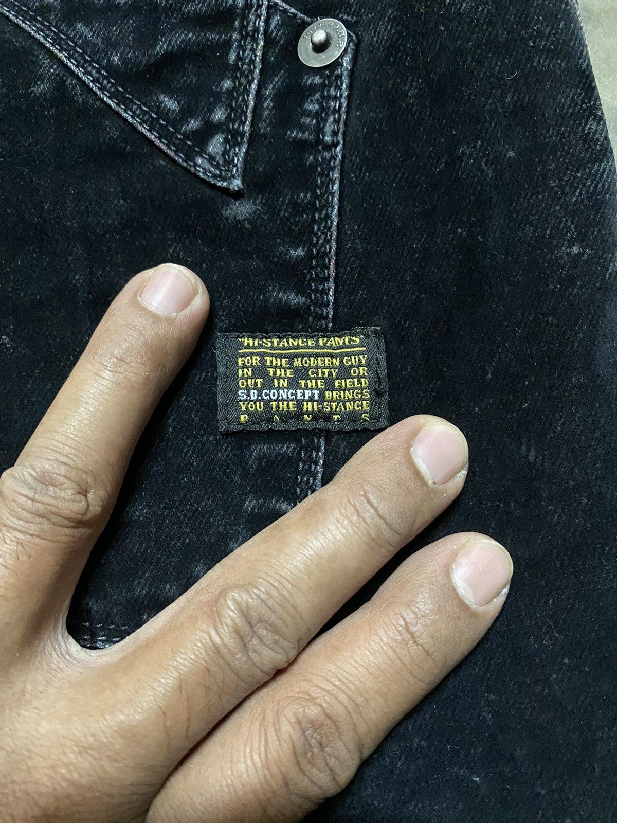 Japanese S.B Concept Velvet Hi-Stance Pants
