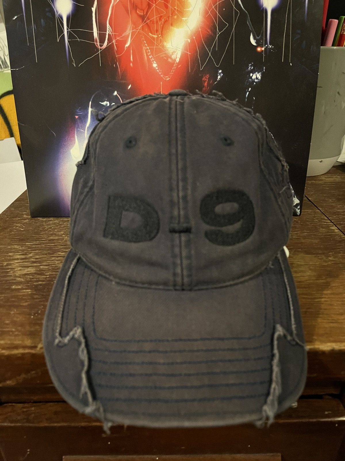 Drain Gang Bladee Navy D-9 Hat Size ONE SIZE - 1 Thumbnail