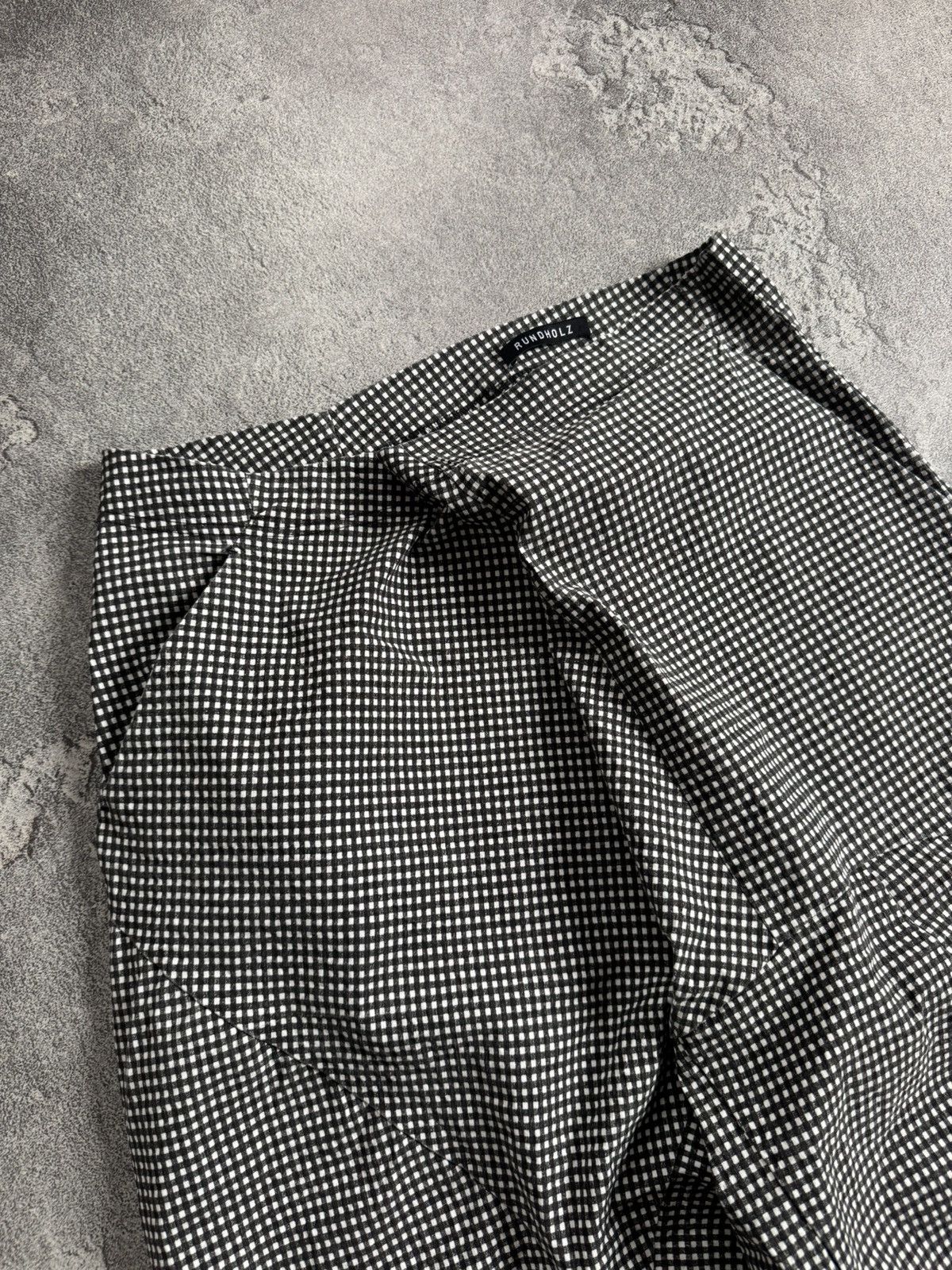 Rundholz Rundholz Chekered relaxed harem pants chinos trousers baggy Size 27" / US 4 / IT 40 - 2 Thumbnail