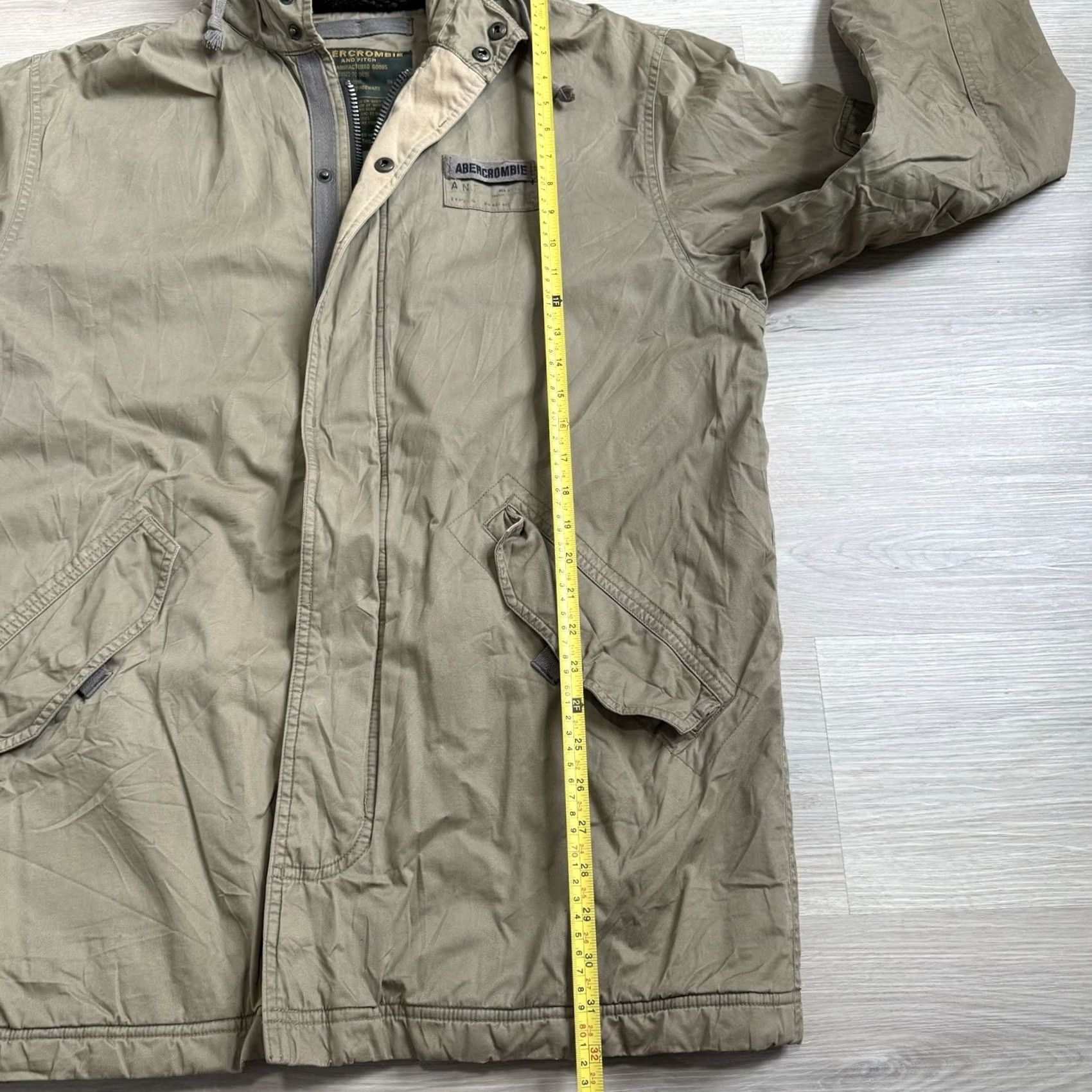 Abercrombie & Fitch Vintage Abercrombie & Fitch Parka Jacket M Lined Hooded Heavyweight Military Size US M / EU 48-50 / 2 - 8 Thumbnail