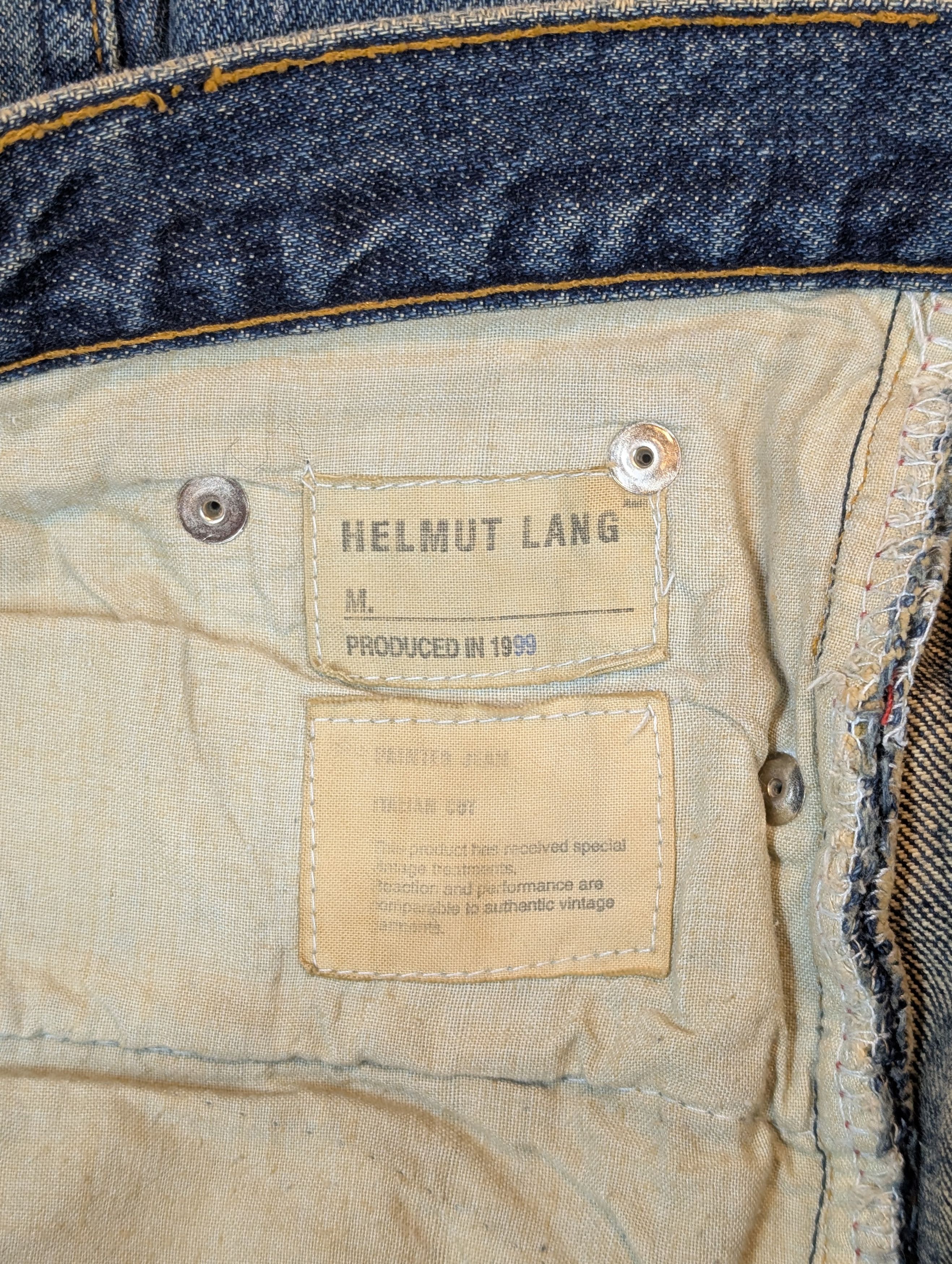Helmut Lang Helmut Lang OG 1999 Silver Paint Splatter Painter Denim Size US 28 / EU 44 - 3 Thumbnail