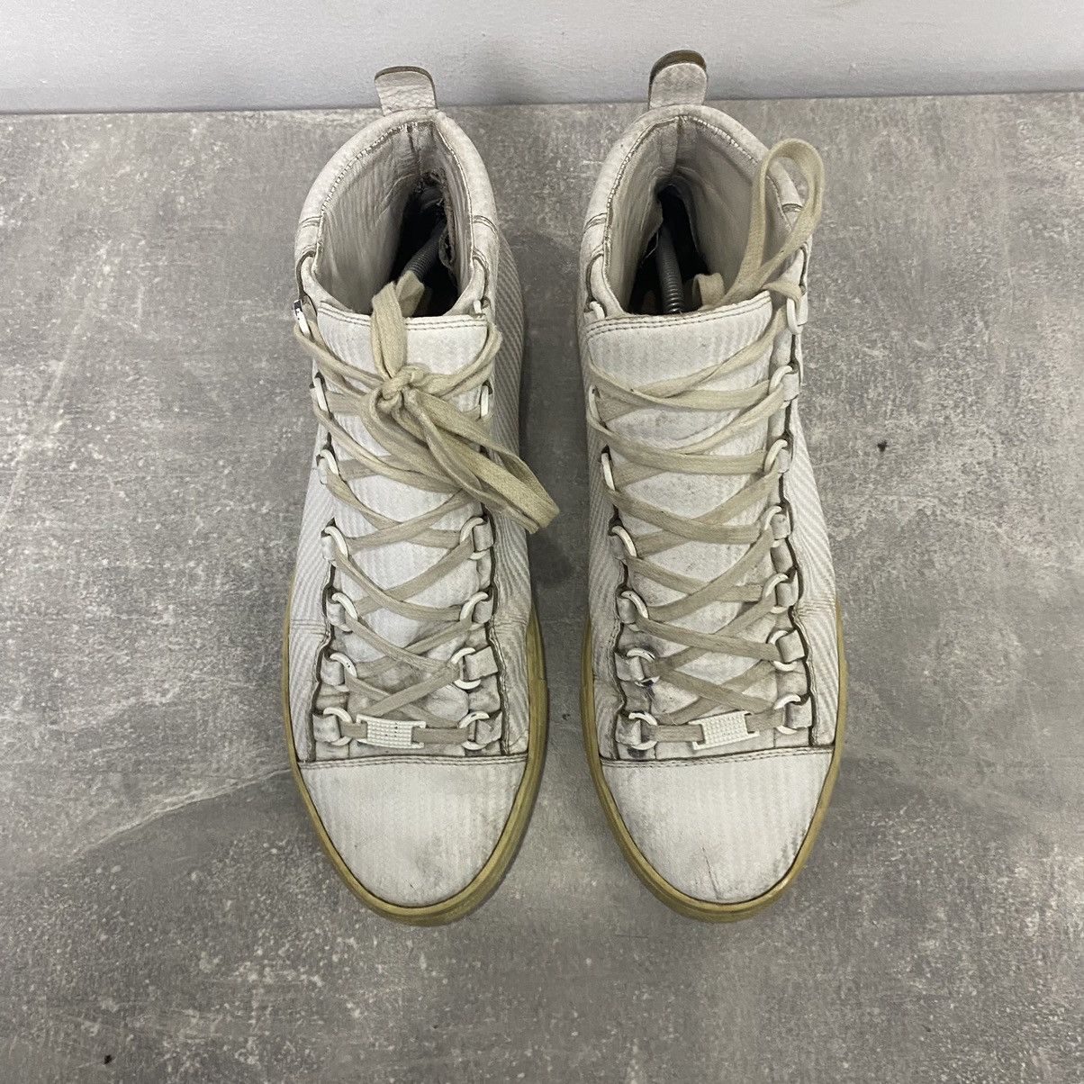Balenciaga Balenciaga Arena High Top Leather Sneakers Size US 8.5 / EU 41-42 - 3 Thumbnail