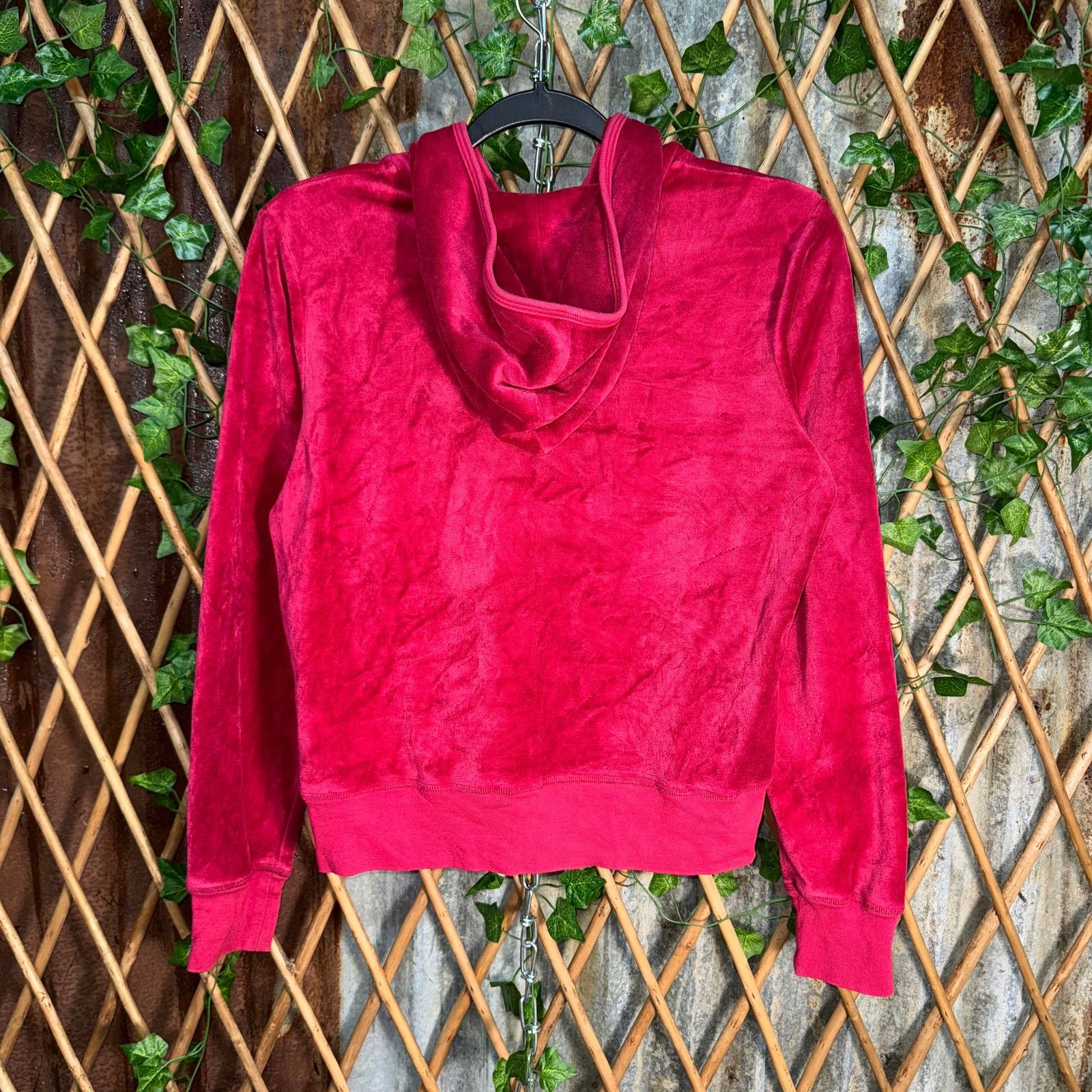 Juicy Couture Vintage Y2K juicy couture femme USA made 1990s velour hoodie Size XL / US 12-14 / IT 48-50 - 2 Thumbnail