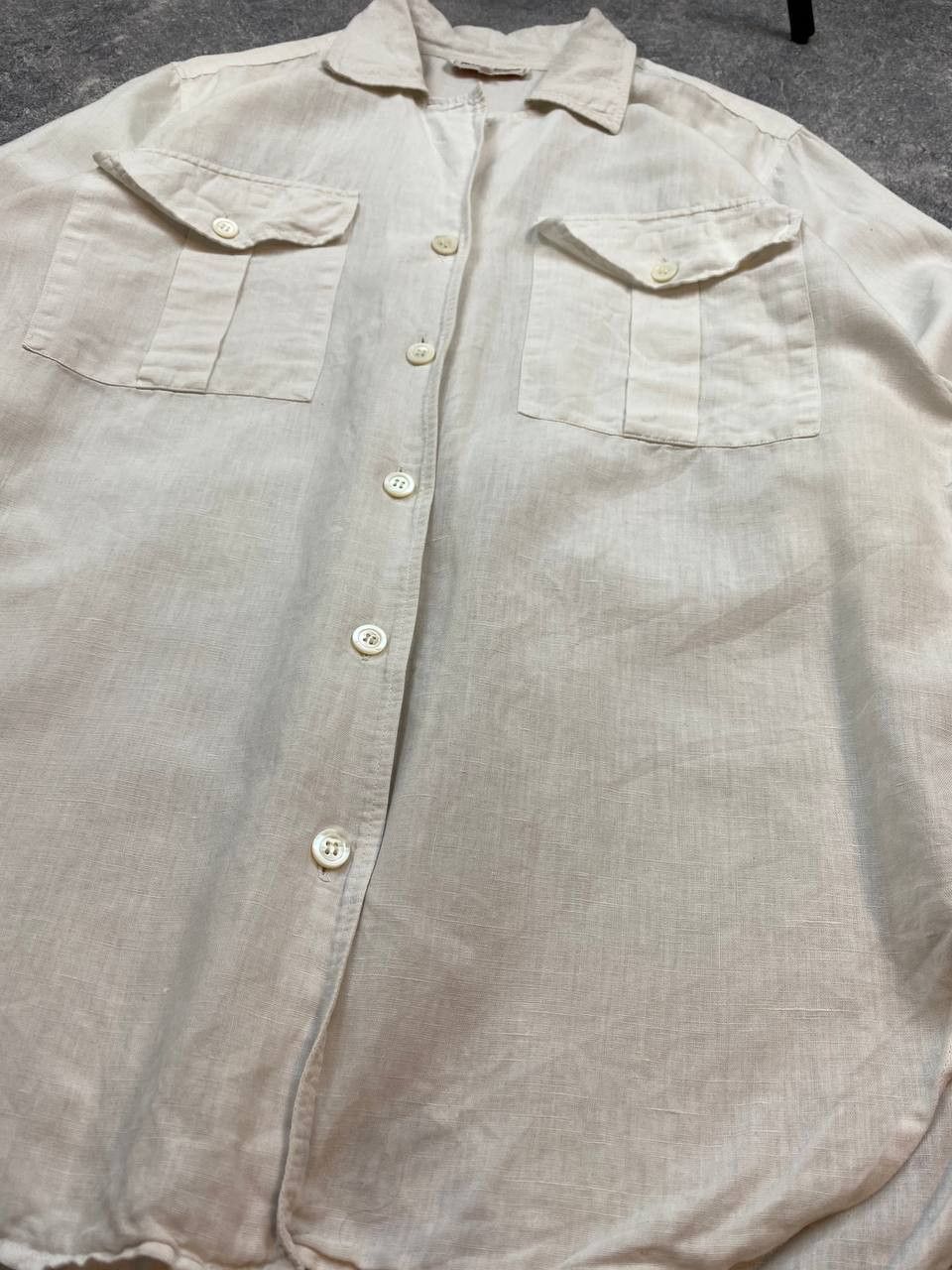 Vintage × Yves Saint Laurent 90s YSL Yves Saint Laurent variation Shirt 38 Size M / US 6-8 / IT 42-44 - 6 Thumbnail