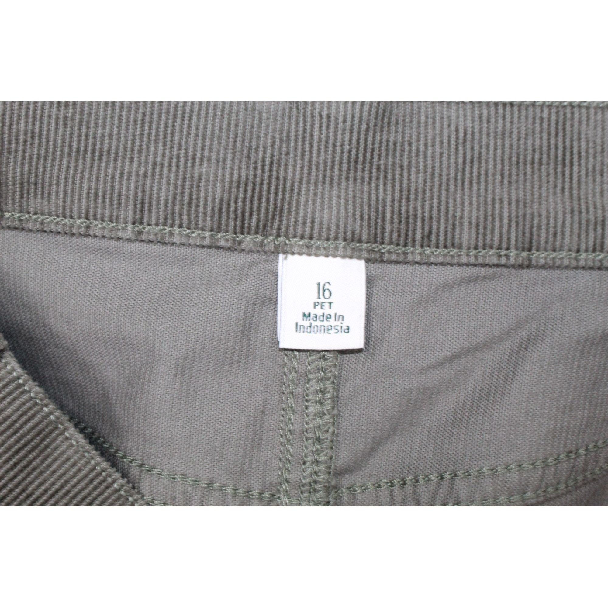 L.L. Bean LL Bean Women's Five Pocket Corduroy Pants Mid Rise Size 38" / US 16 / IT 52 - 7 Thumbnail