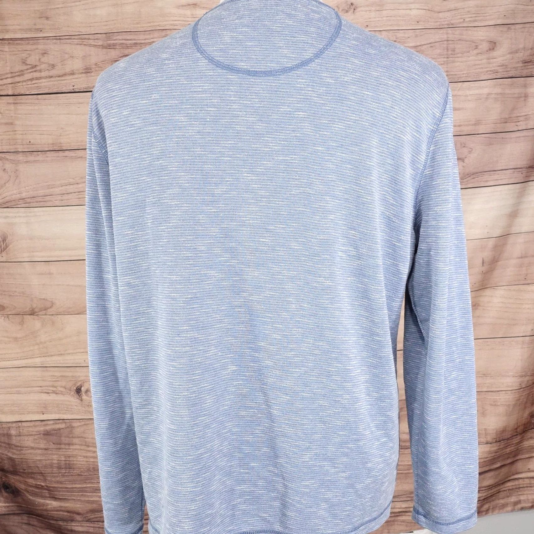 Orvis Orvis Pullover Mens Large Blue Heather Long Sleeve Crewneck Lightweight Knit Sweater Size US L / EU 52-54 / 3 - 5 Thumbnail