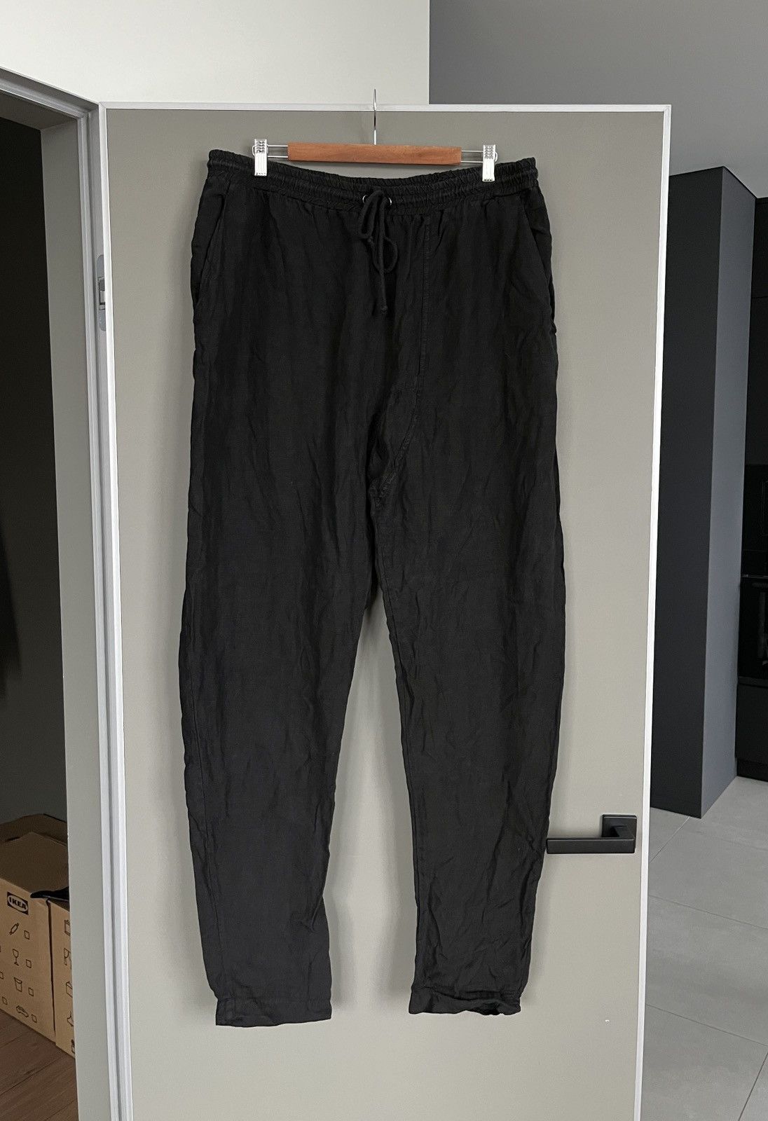 Lost & Found Ria Dunn Lost & Found Ria Dunn Linen Avant Garde Asymmetrical Pants Size US 34 / EU 50 - 1 Thumbnail