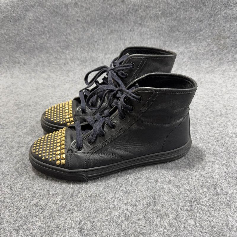 Gucci Gucci Casual Black High-Top Sneakers 0079 Size US 7.5 / EU 40-41 - 1 Thumbnail