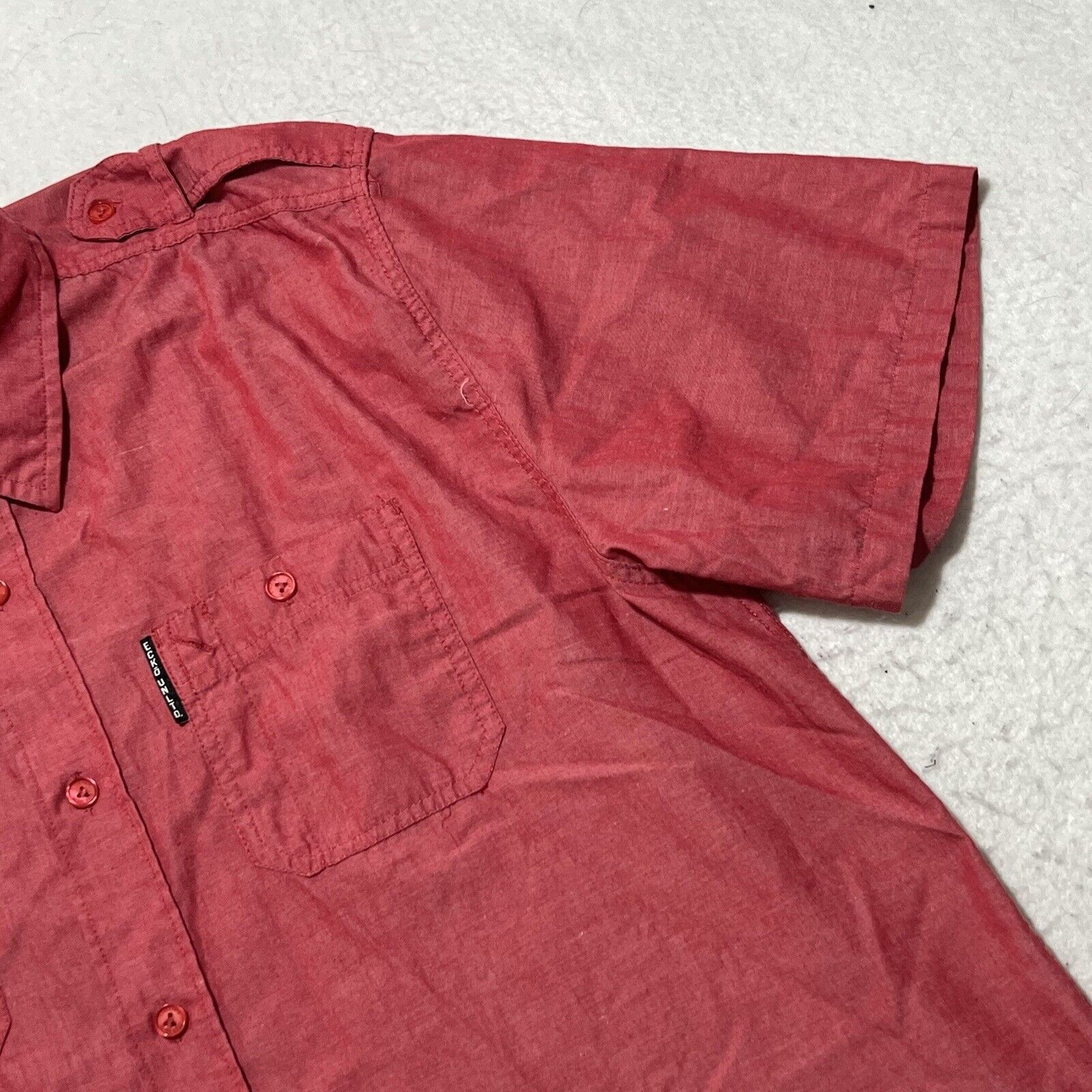 Ecko Unltd. Ecko Unltd Large Button Down Light Red Pocket Shirt Size US L / EU 52-54 / 3 - 5 Thumbnail