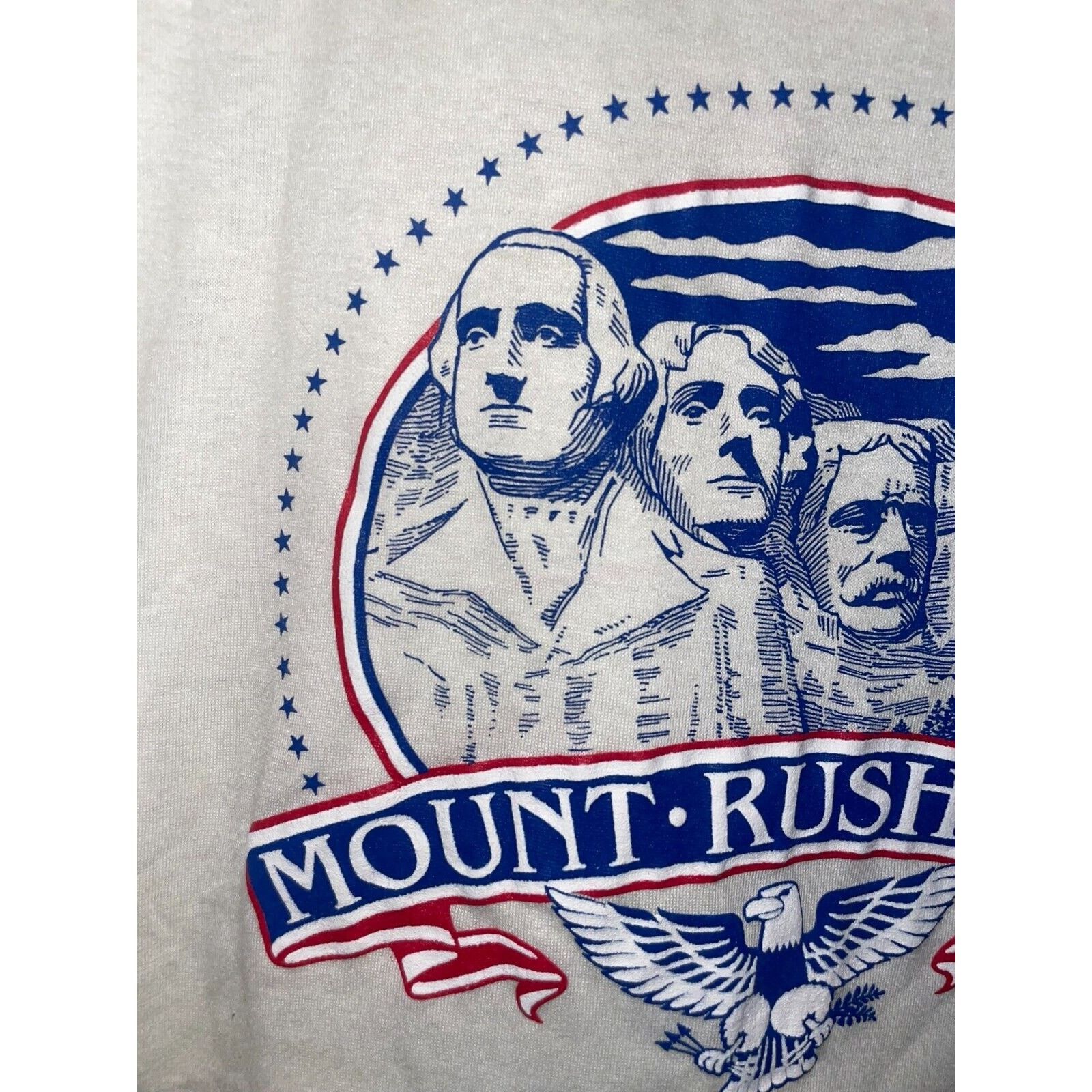 Jerzees × Vintage 1991 Vintage Mount Rushmore Golden Anniversary Graphic Shirt Size US L / EU 52-54 / 3 - 3 Thumbnail