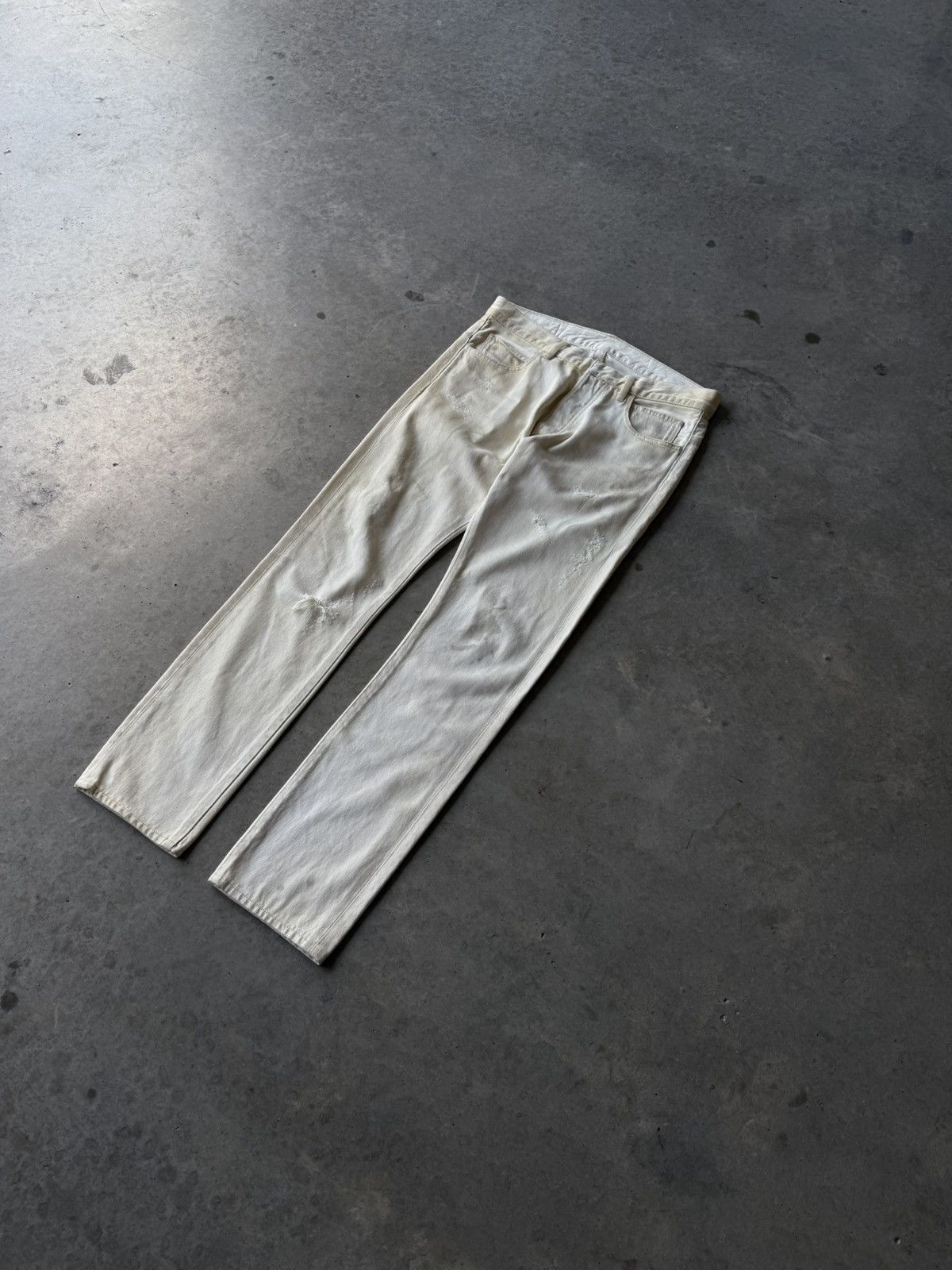 Balmain Balmain SS12 Dirty Wash Denim Size US 30 / EU 46 - 3 Thumbnail