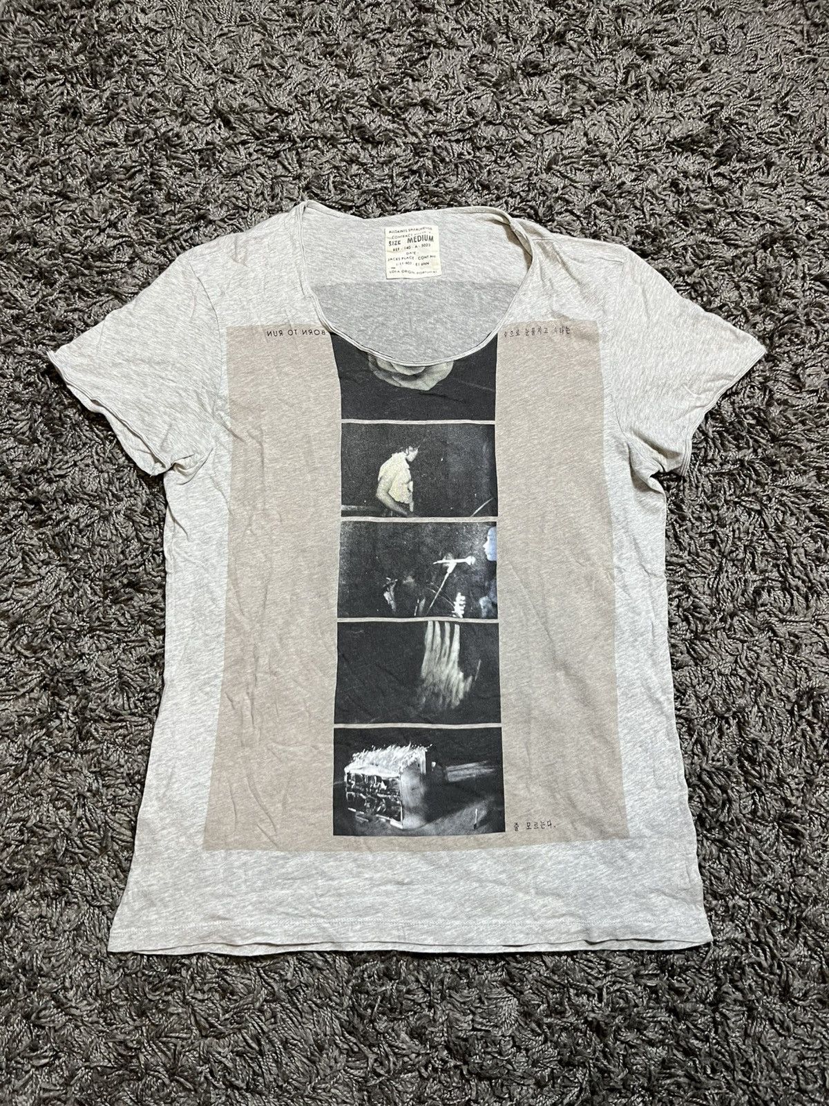 Allsaints ALLSAINTS JAPAN STYLE PRINTED COTTON T-SHIRT Size US M / EU 48-50 / 2 - 1 Thumbnail