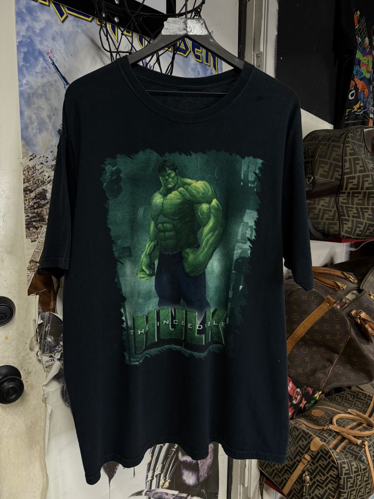 Vintage Vintage 00’ Incredible Hulk Movie T-Shirt Size Large Size US L / EU 52-54 / 3 - 8 Thumbnail