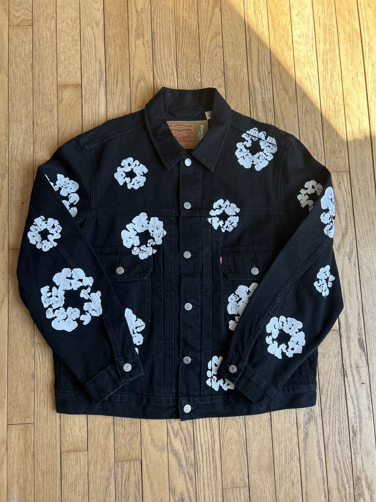 DENIM TEARS Denim Tears Type-2 All Over Wreath | Grailed 