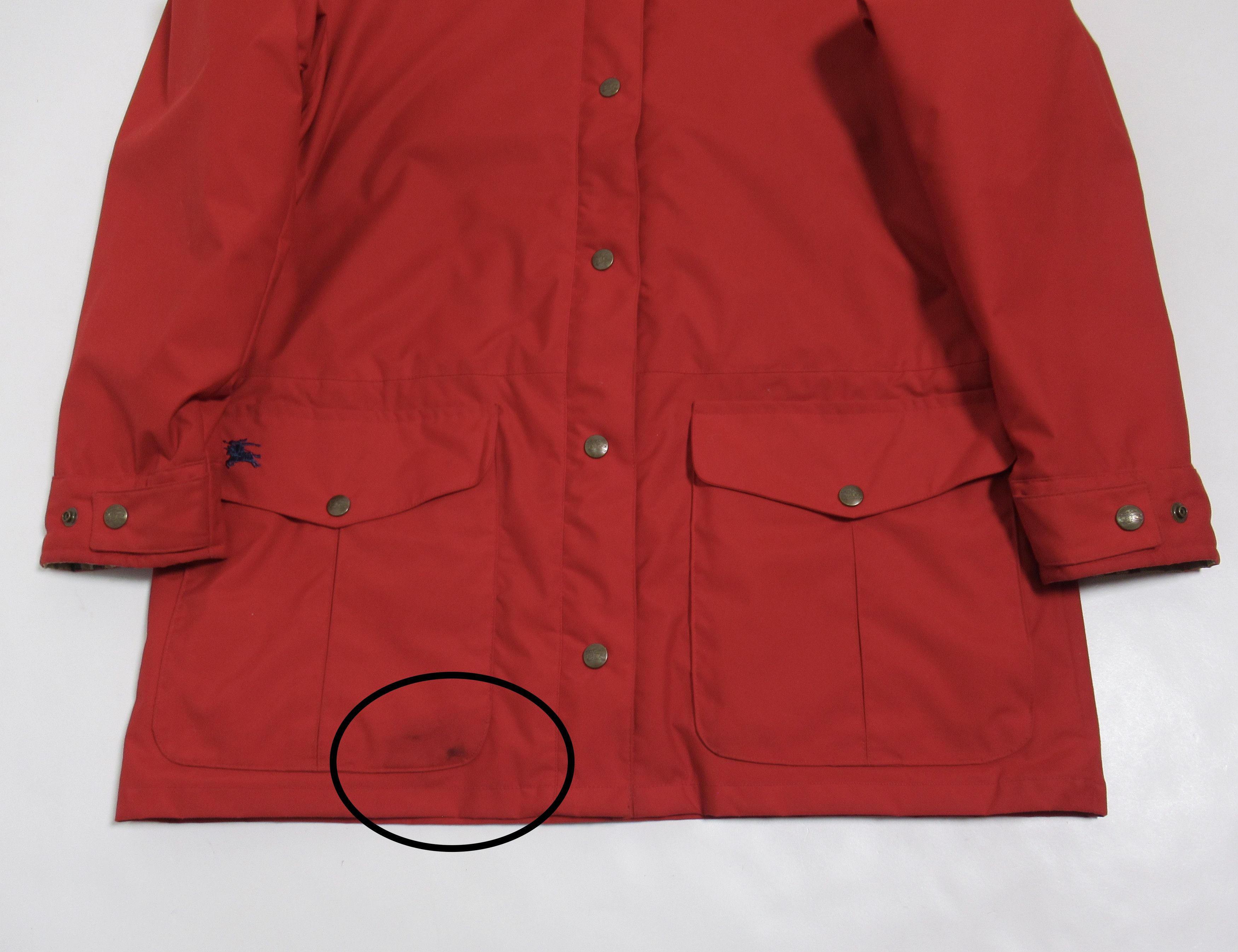 Burberry Burberrys Softshell Fleece Lining Jacket Red Made In U.S.A. Size US S / EU 44-46 / 1 - 3 Thumbnail