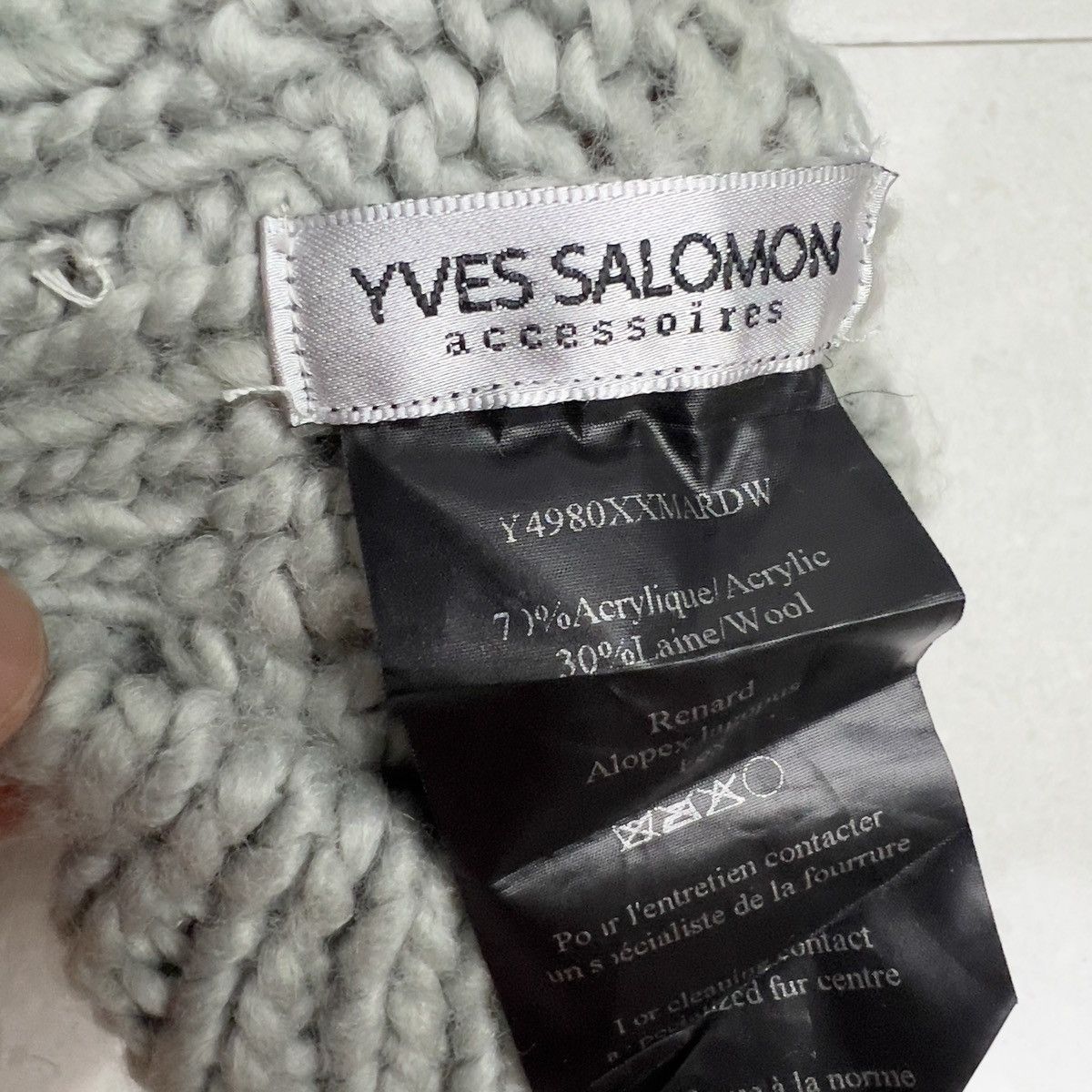 Vintage × Yves Salomon YVES SALOMON Size ONE SIZE - 8 Thumbnail