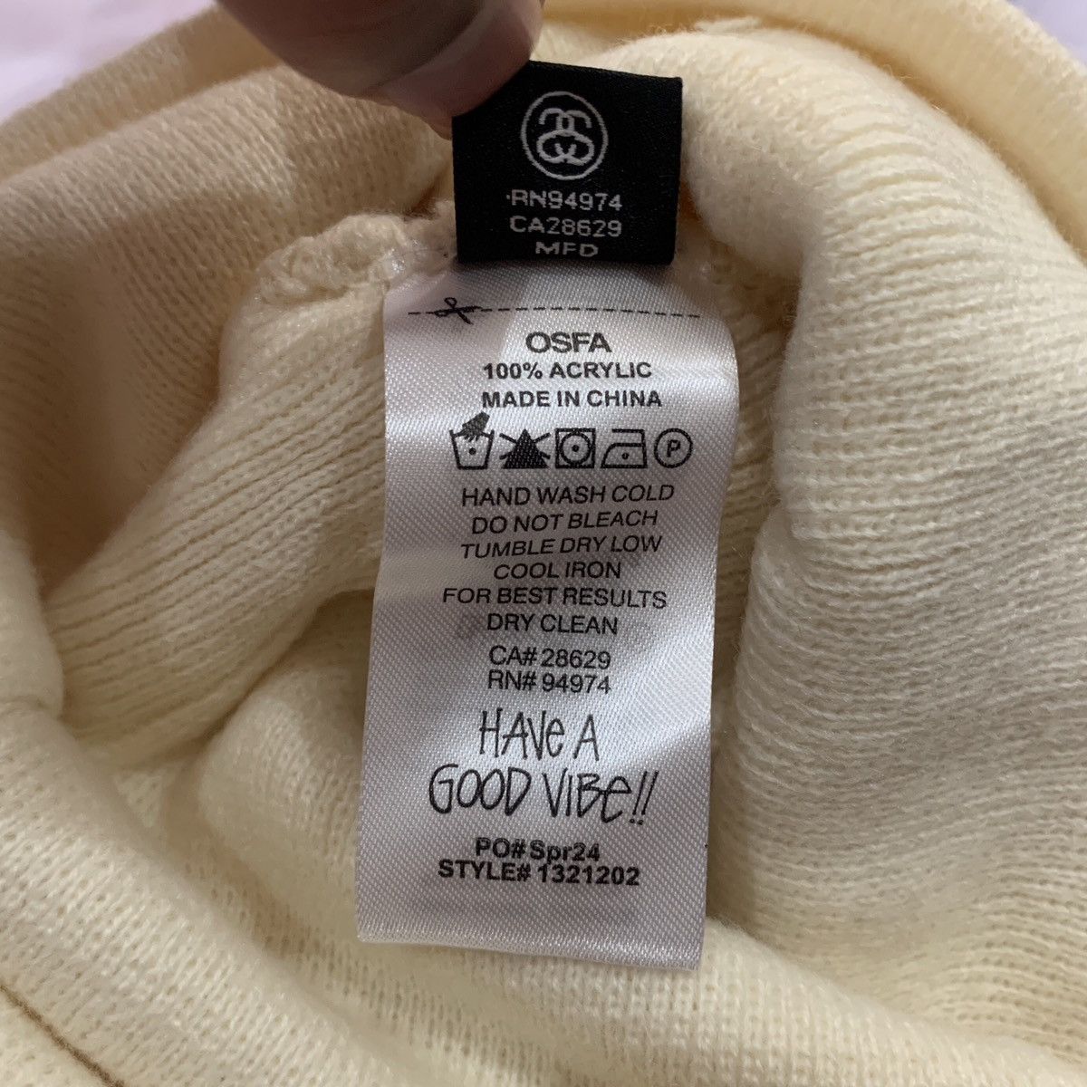 Other Stussy Stitch Logo Skullcap Beanie Size ONE SIZE - 4 Thumbnail