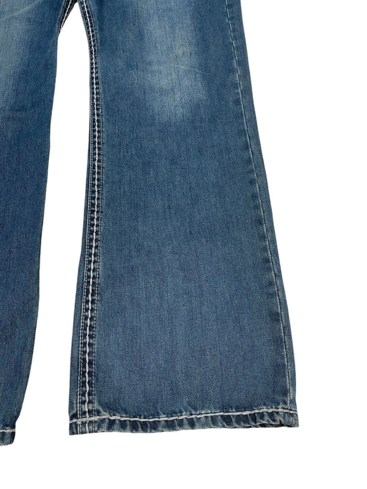 Le Grande Bleu (L.G.B.) Rare Design Vintage The Lab Of Denim Usa Jeans 2000s Size US 38 / EU 54 - 6 Thumbnail