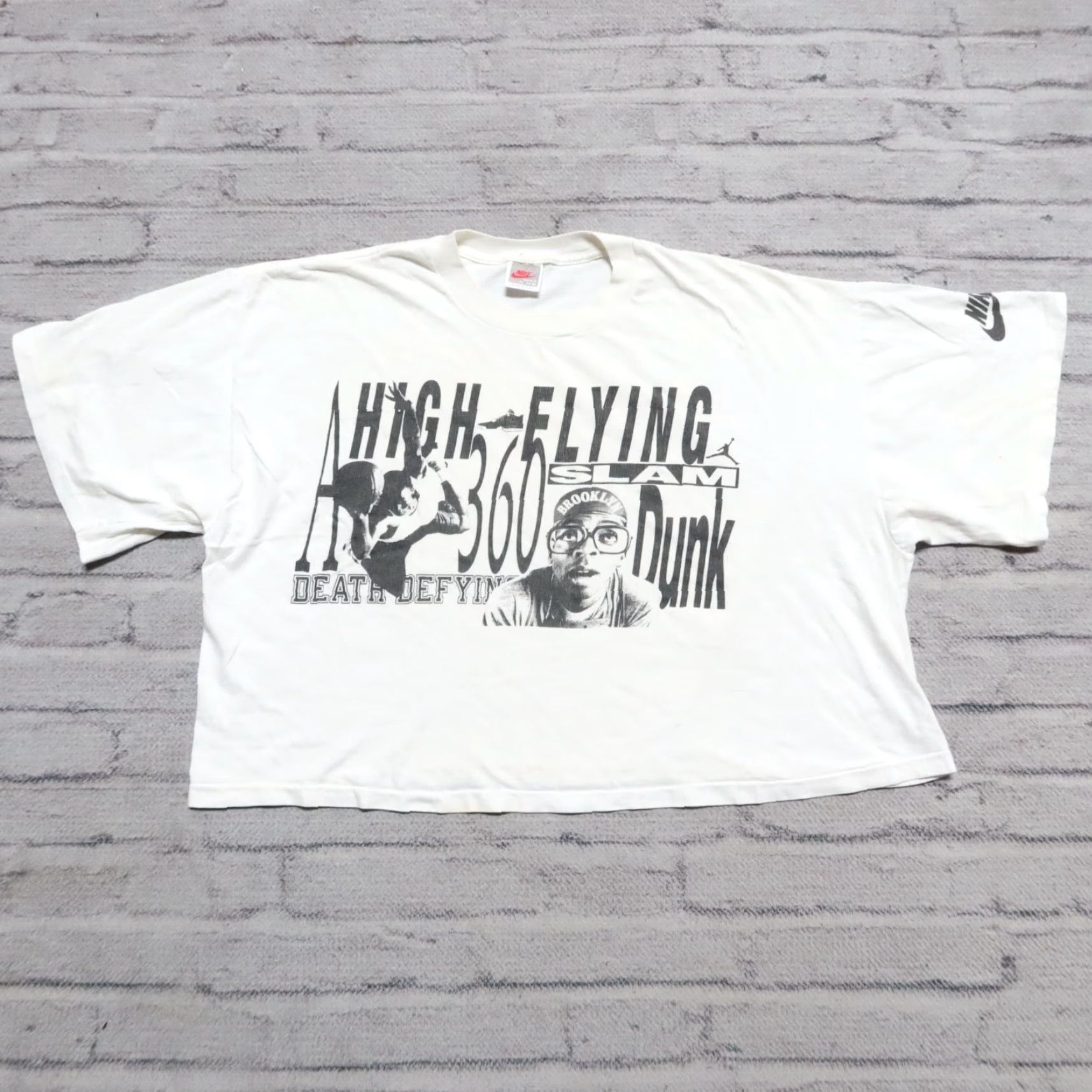 Nike Nike Vintage 90s Air Jordan Mars Blackmon Poster Shirt XL White Men's Shirt Size US XL / EU 56 / 4 - 3 Thumbnail