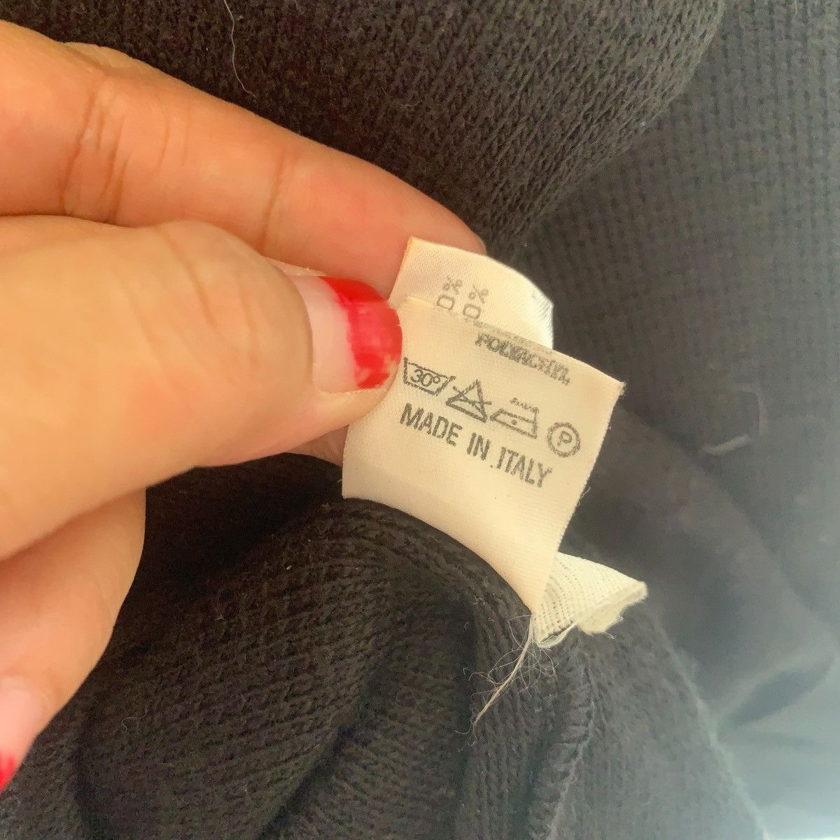 Vintage Vintage IDEE Made In ITALY Wool Designer Pocket Sweatshirt Size US XL / EU 56 / 4 - 8 Thumbnail