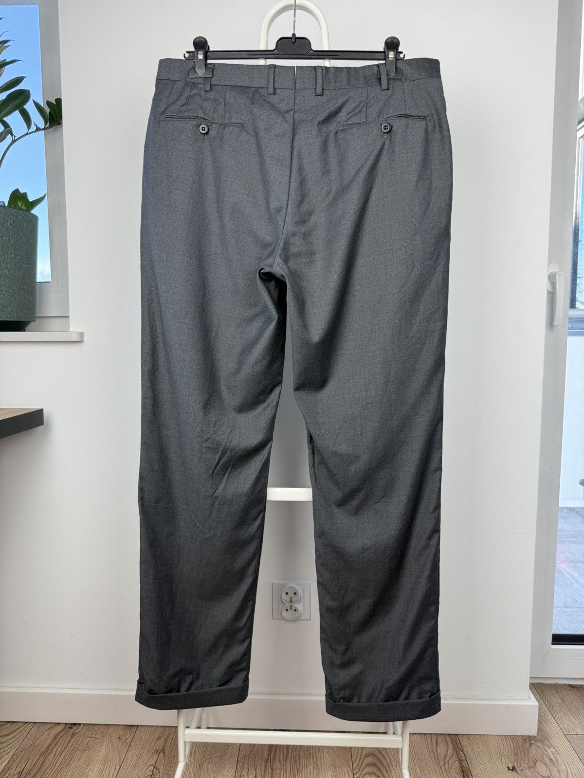 Ermenegildo Zegna Ermenegildo Zegna Pants Wool S Gray Size US 36 / EU 52 - 7 Thumbnail
