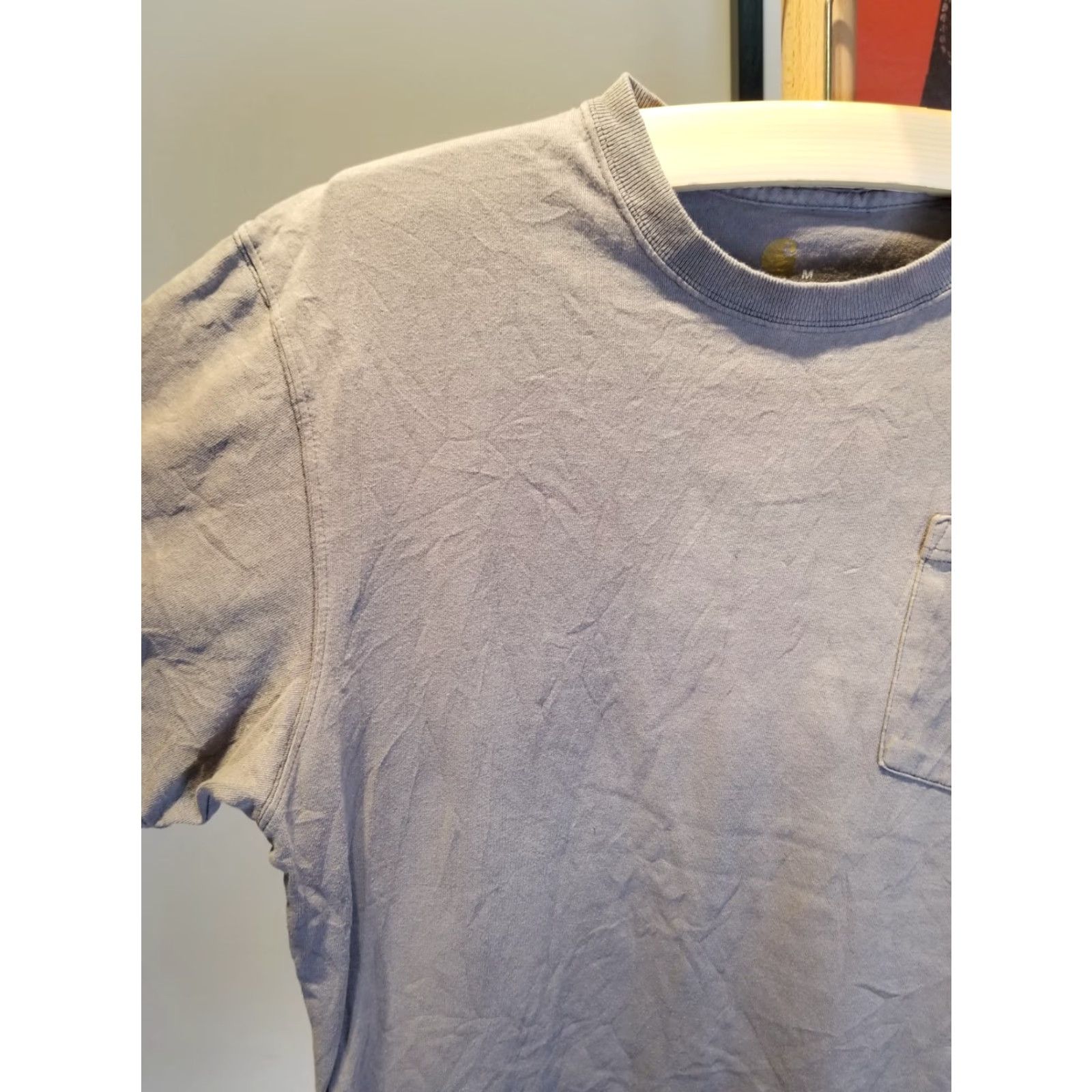 Carhartt VINTAGE Carhartt ONE POCKET GRADIENT SUN FADED BOXY COTTON T-SHIRT SZ M Shirt Mens T-Shirt Gray 23 INCH CHEST 29 INCH TBOT Size US M / EU 48-50 / 2 - 5 Thumbnail