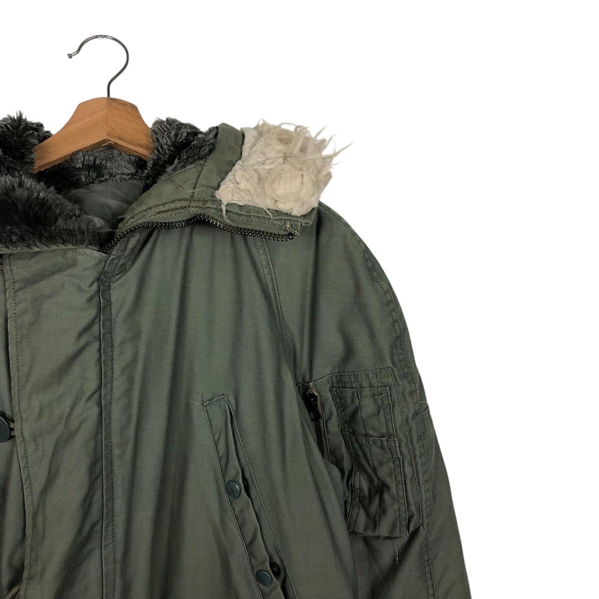 Vintage 📌Vintage Heavy Parka Jacket Military Scovill Zipper Usa Size US M / EU 48-50 / 2 - 7 Thumbnail