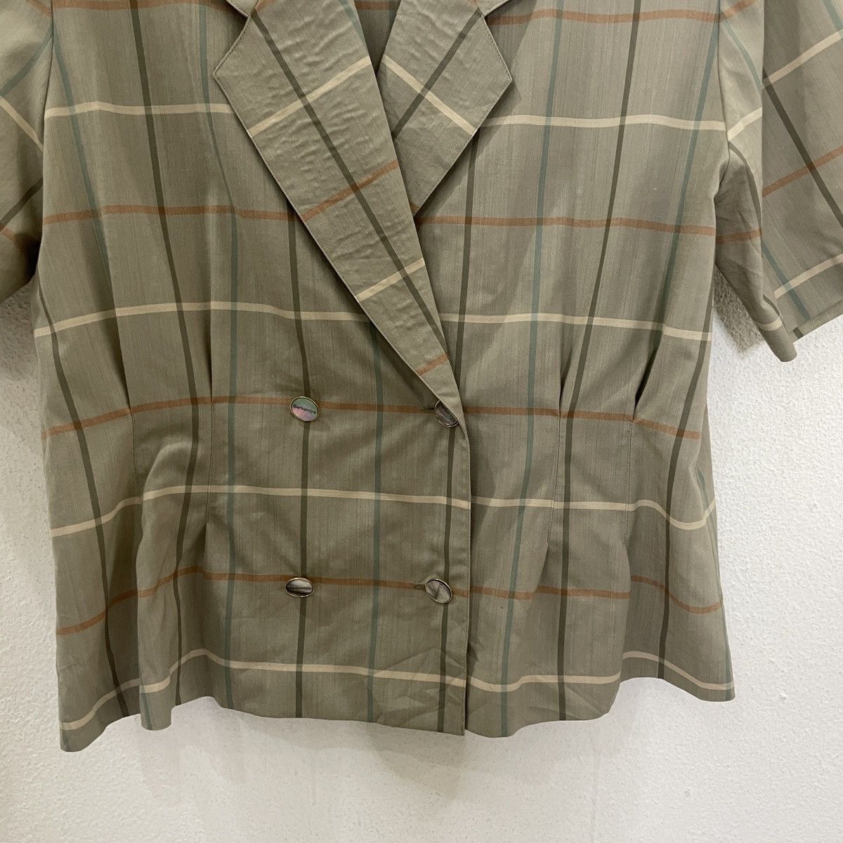 Burberry Vintage 90s Burberry’s Dress Jacket Size L / US 10 / IT 46 - 4 Thumbnail