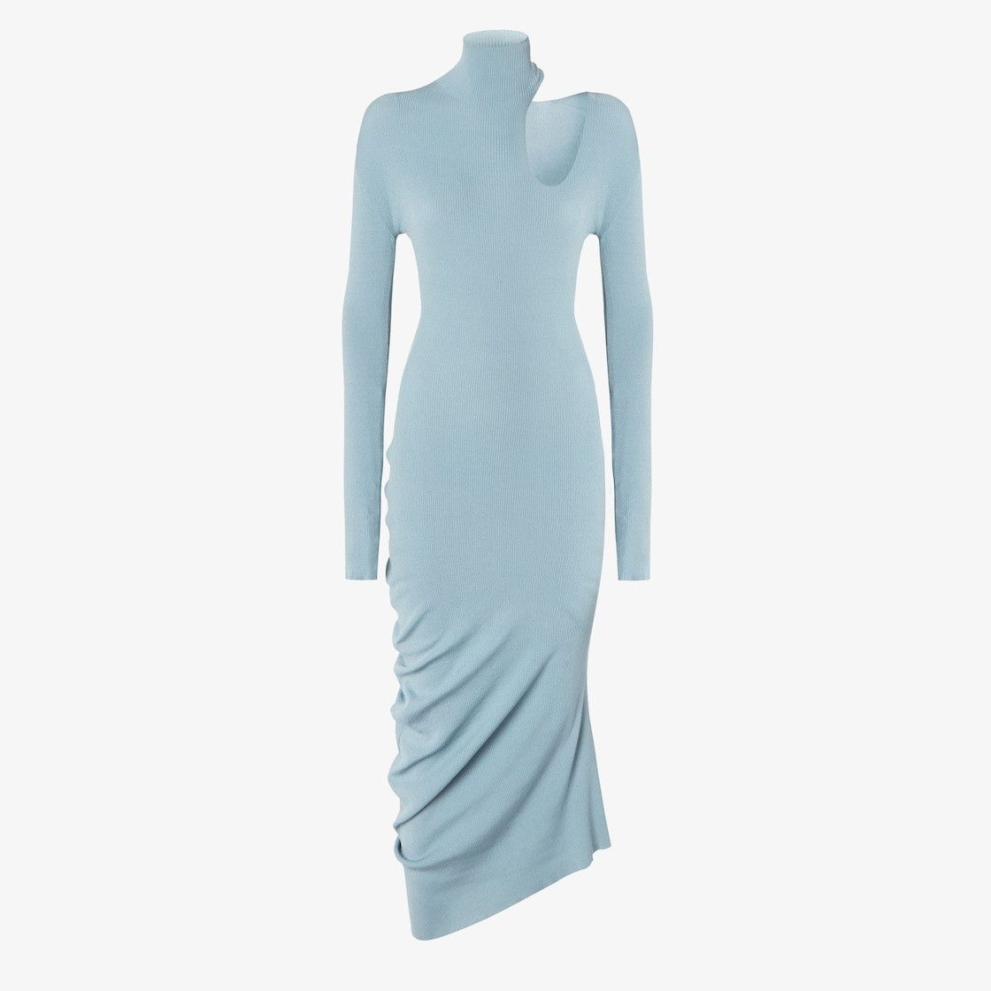 Fendi o1s1wg110225 Dress in Blue Size XXL / US 16-18 / IT 52-54 - 1 Thumbnail