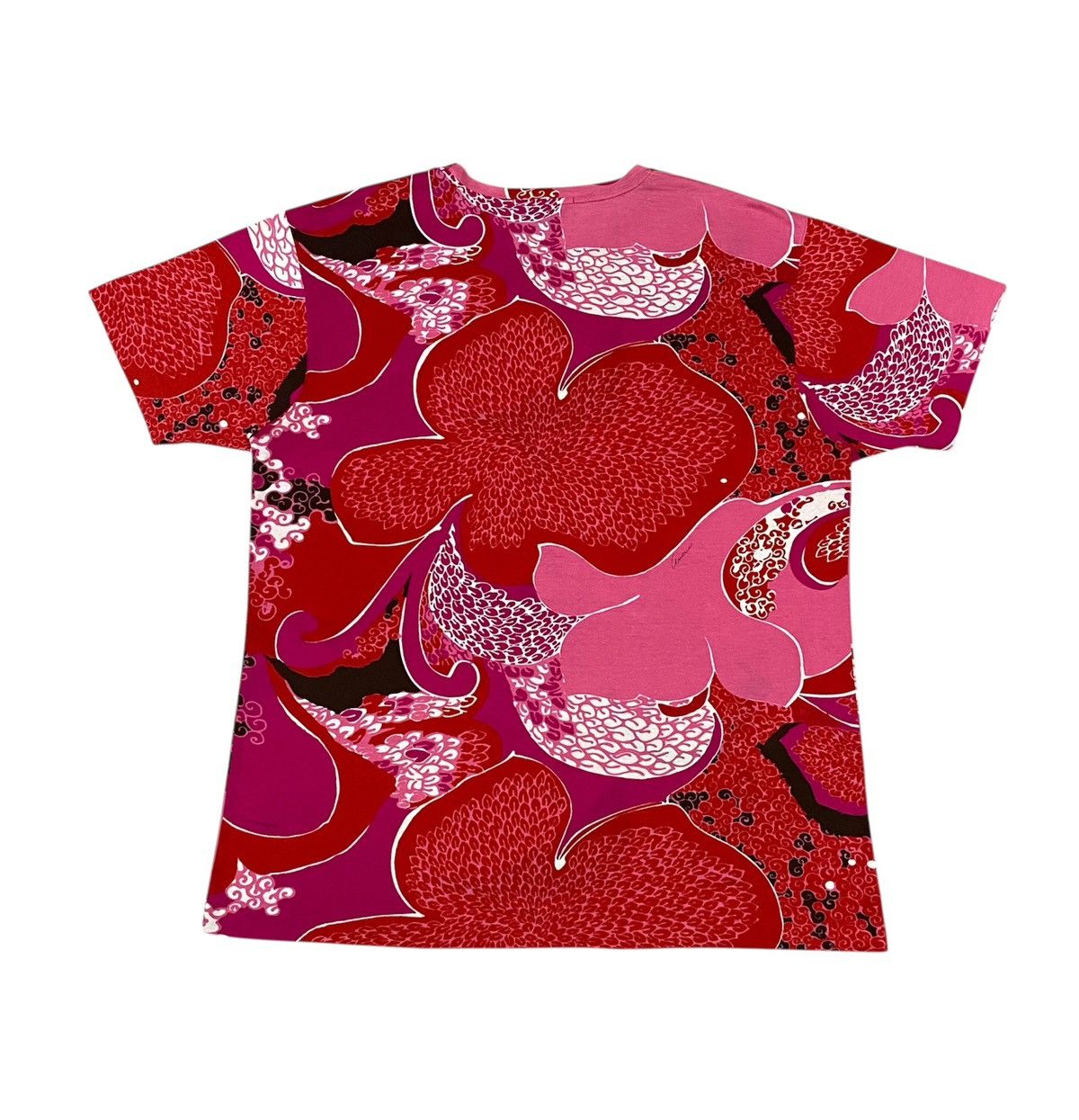 Gucci Gucci SS1999 Floral Red Shirt Size L / US 10 / IT 46 - 2 Thumbnail