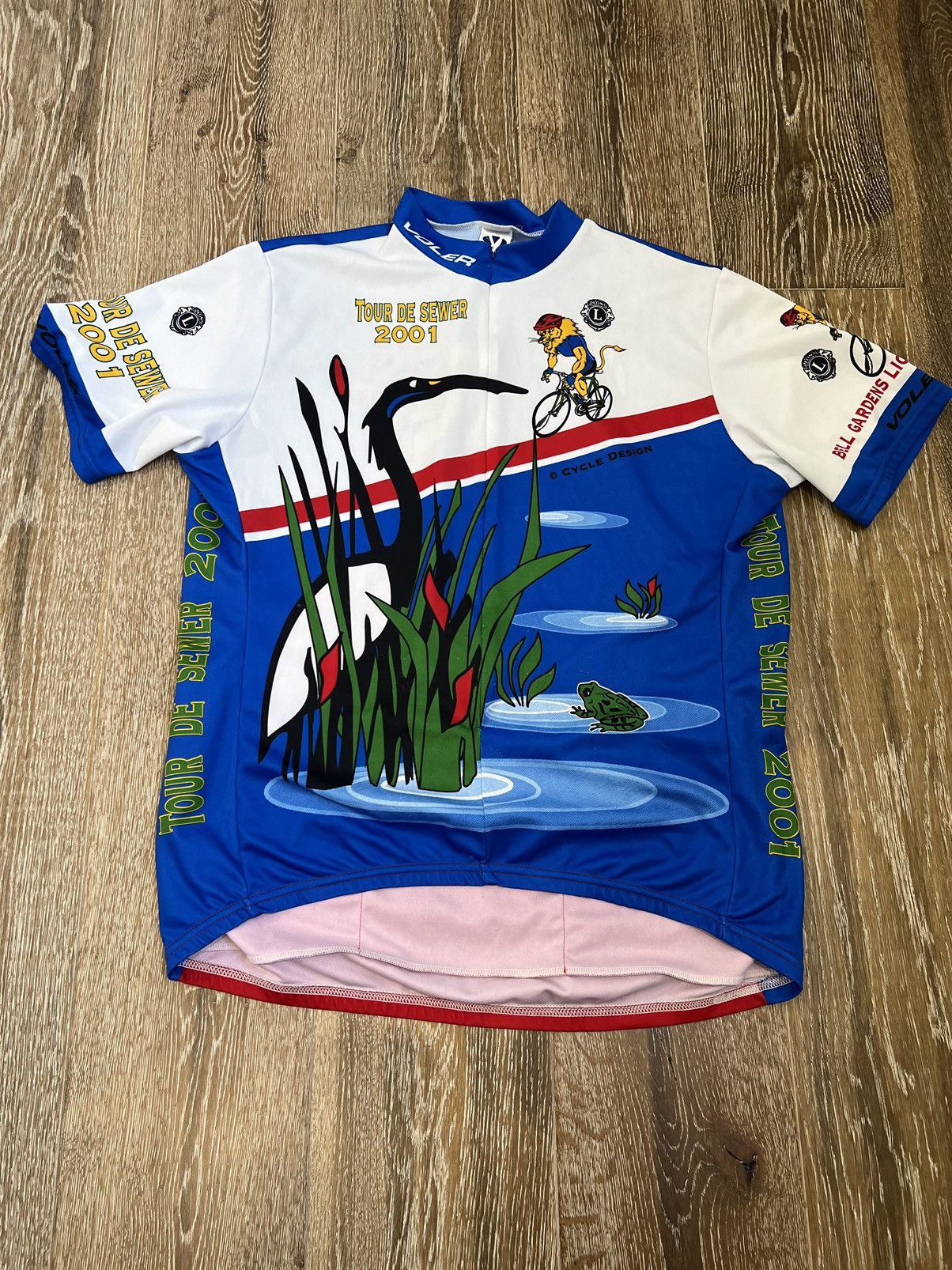 Bicycle × Vintage Voler bell gardens lions tour de sewer 2001 cycling jersey Size US XL / EU 56 / 4 - 1 Thumbnail