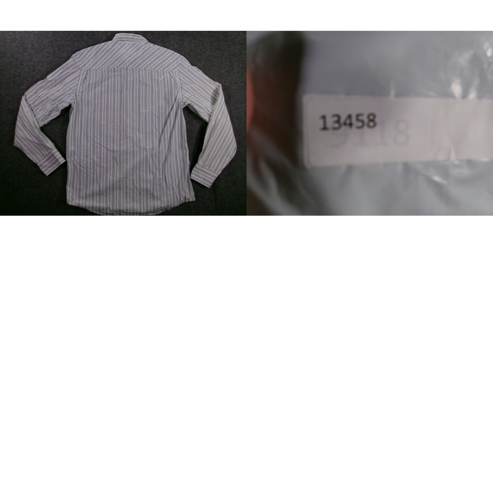 Old Navy VINTAGE? No — Old Navy Shirt Mens Small Grey Striped Button-Down Cotton Regular Fit Long Sleeve Casual Workwear S Grey Striped Button-Up Men Size US S / EU 44-46 / 1 - 8 Thumbnail