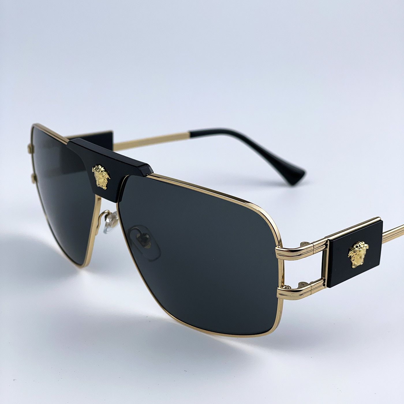 Versace NEW Versace VE2251 100287 Metal Pilot Unisex Sunglasses Size ONE SIZE - 5 Thumbnail