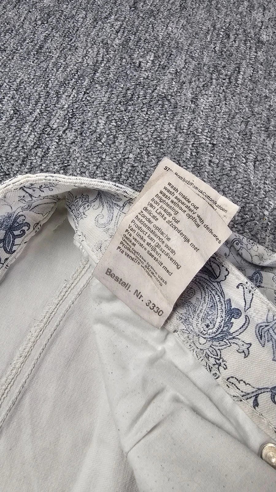 Other Anna Montana Limited Edition Angel Fit Paisley Jeans W14 Size 36" / US 14 / IT 50 - 7 Thumbnail