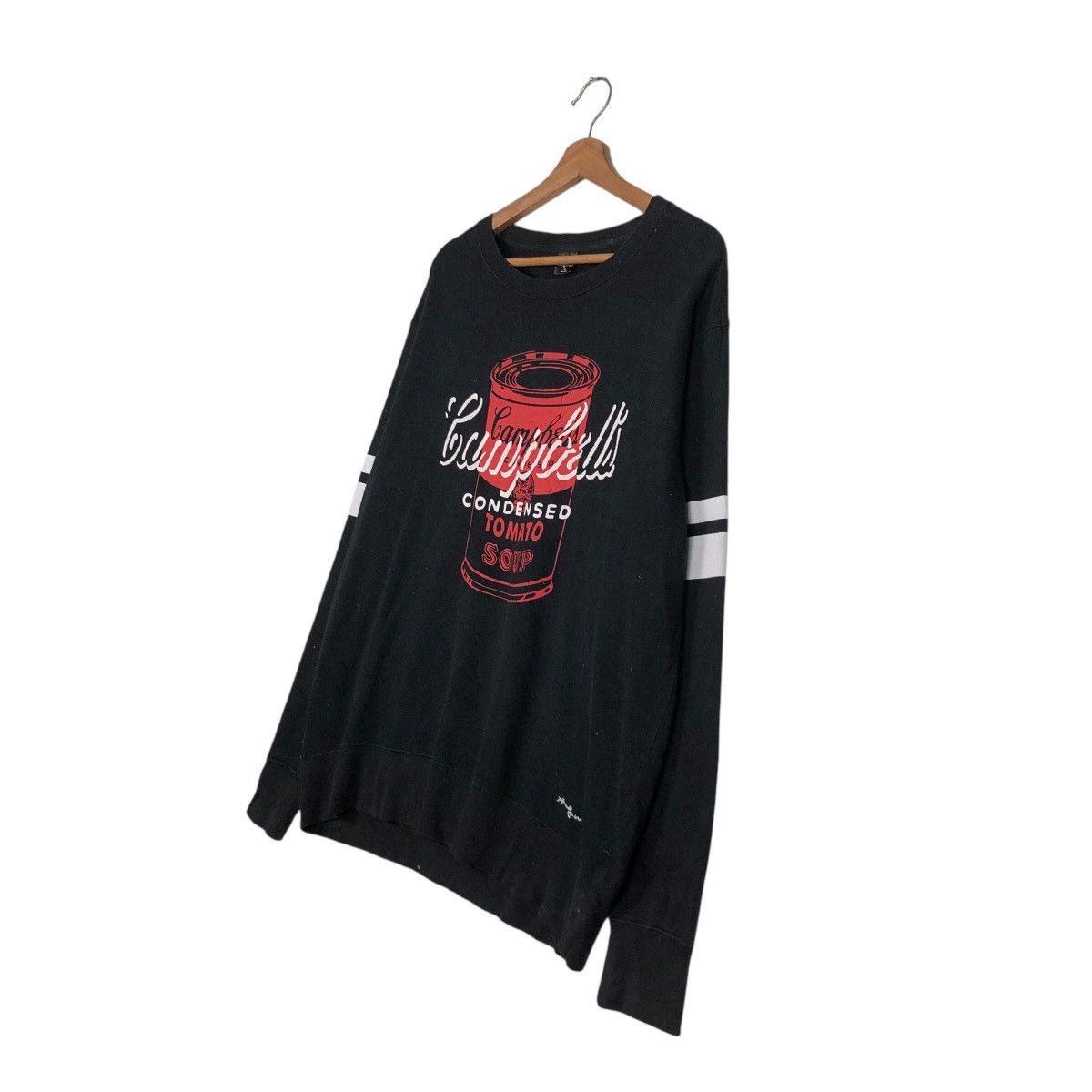Andy Warhol × Japanese Brand 📌Vintage Sweatshirt Andy Warhol Campbells Big Logo Size US XL / EU 56 / 4 - 3 Thumbnail