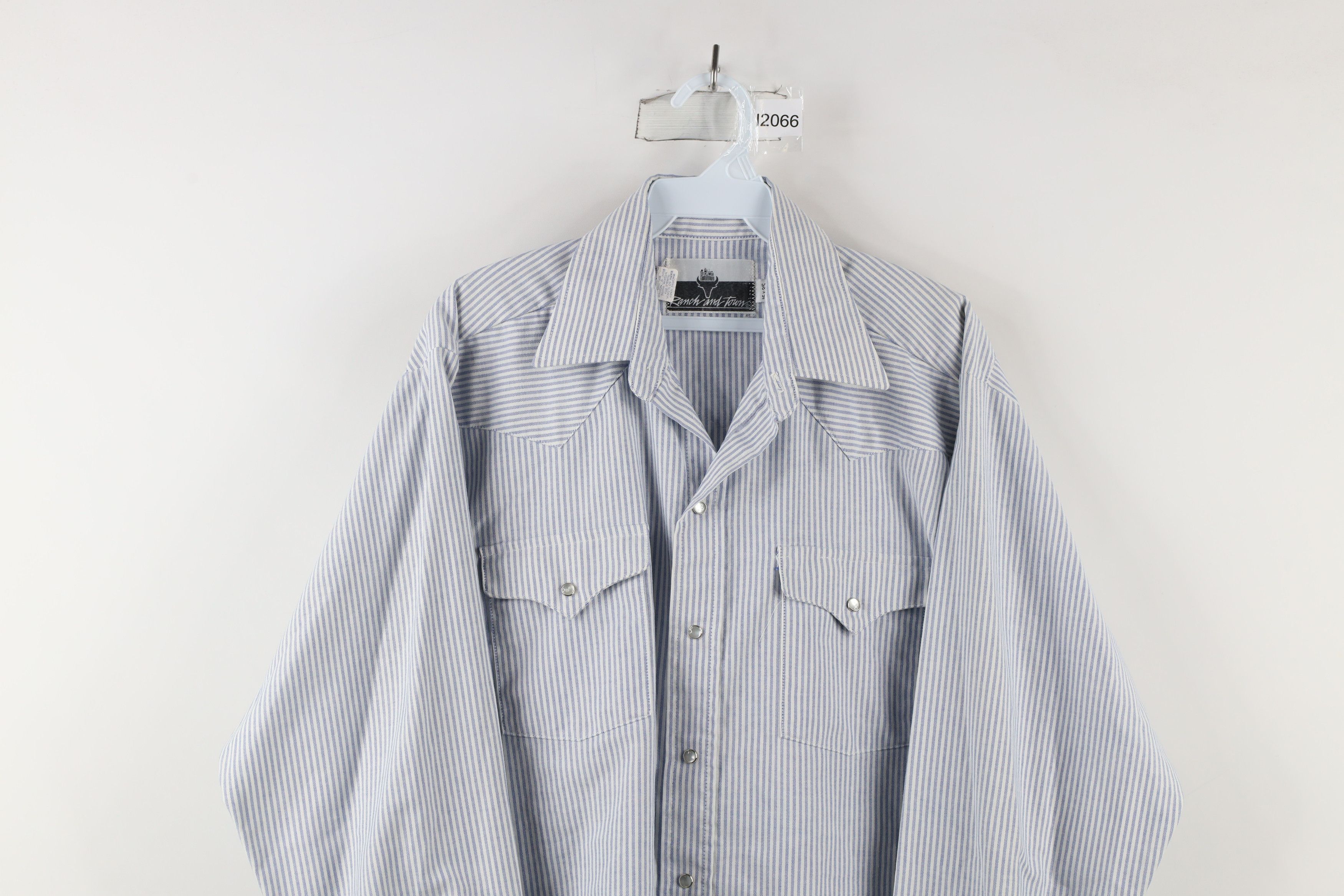Vintage Vintage 70s Rockabilly Striped Western Snap Button Shirt USA Size US L / EU 52-54 / 3 - 2 Thumbnail