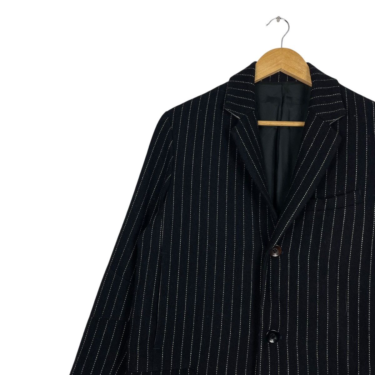 Japanese Brand × Wizzard 💥WIZZARD JAPAN SMART BLACK OVERCOAT Size US M / EU 48-50 / 2 - 6 Thumbnail